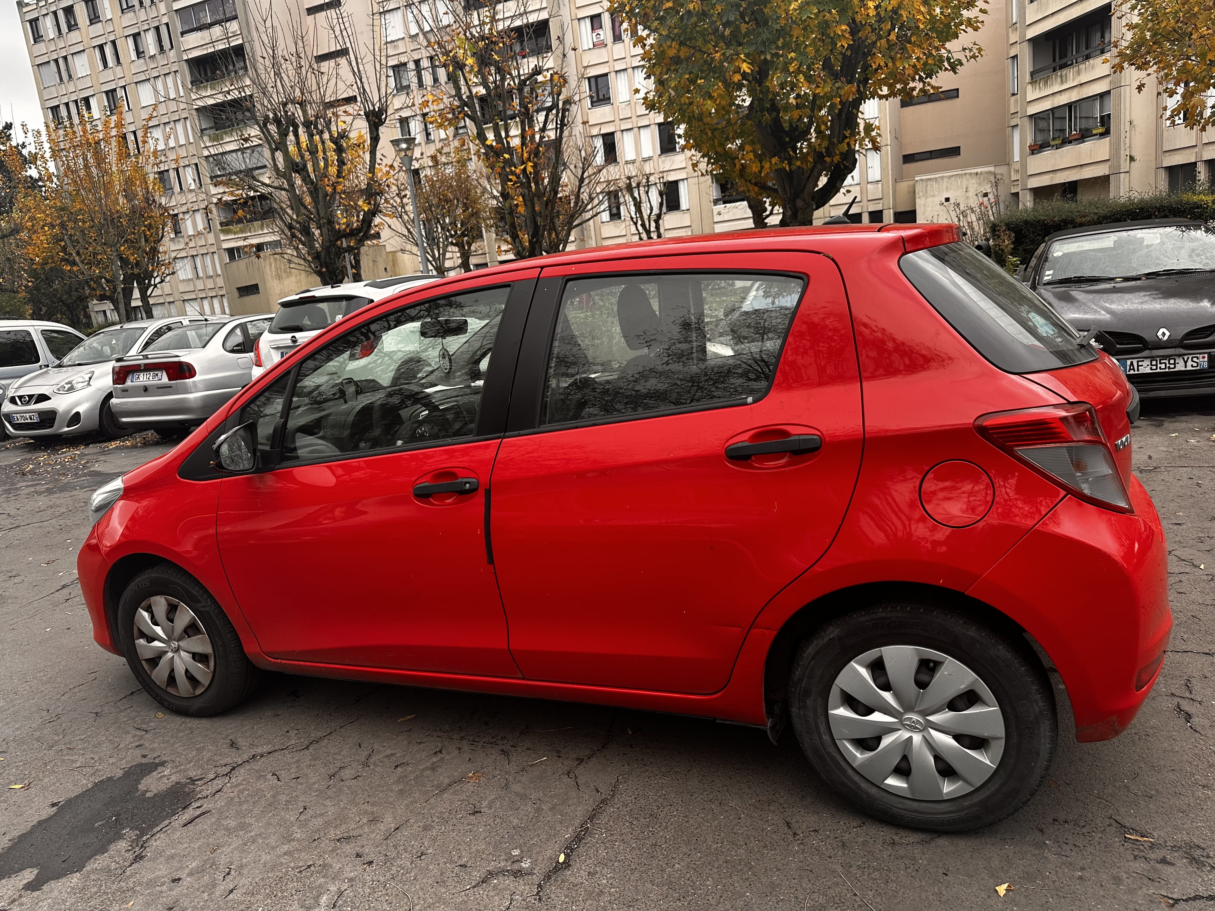 Toyota Yaris avec Siège bébé