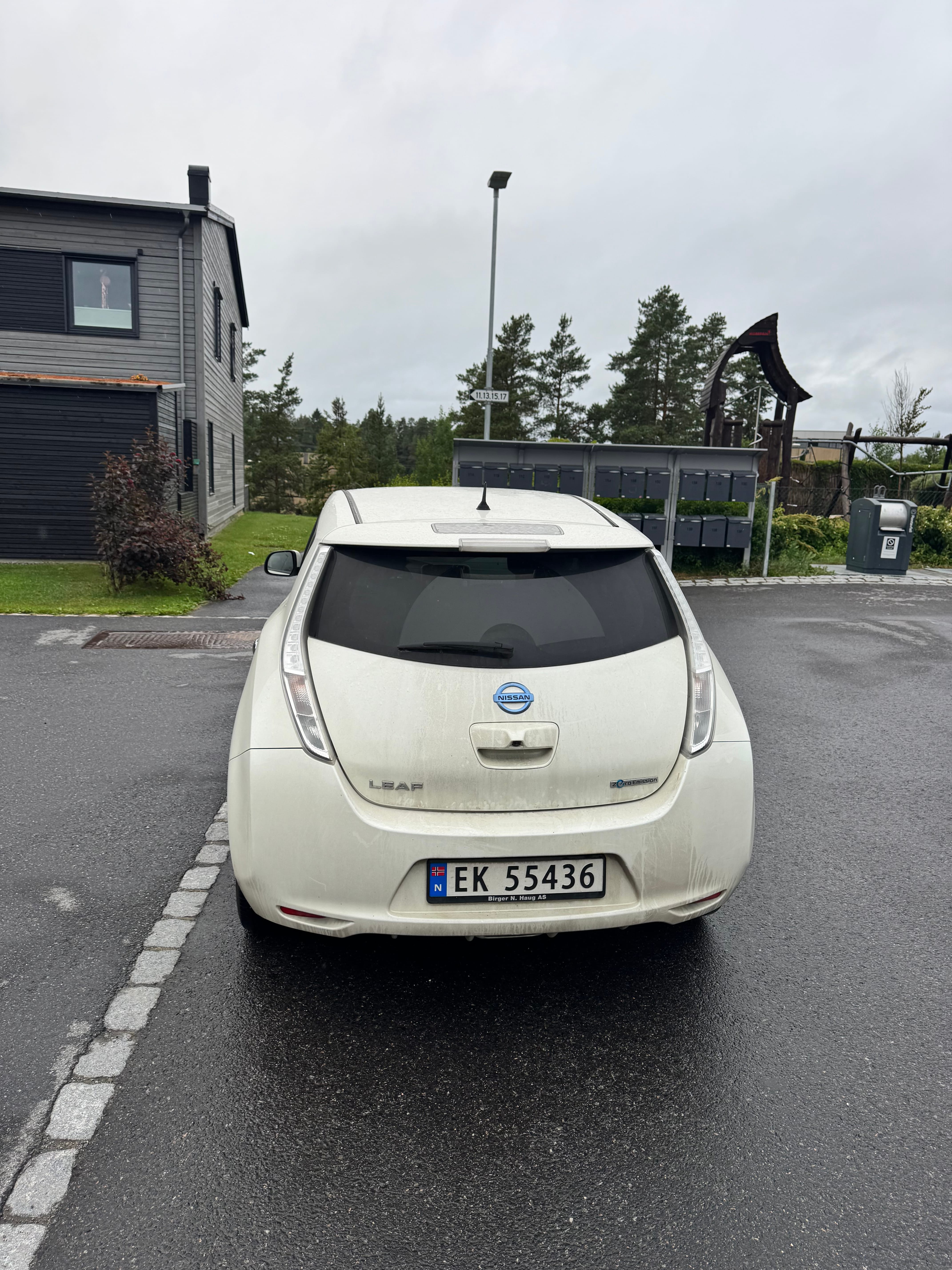Nissan Leaf med Ryggekamera