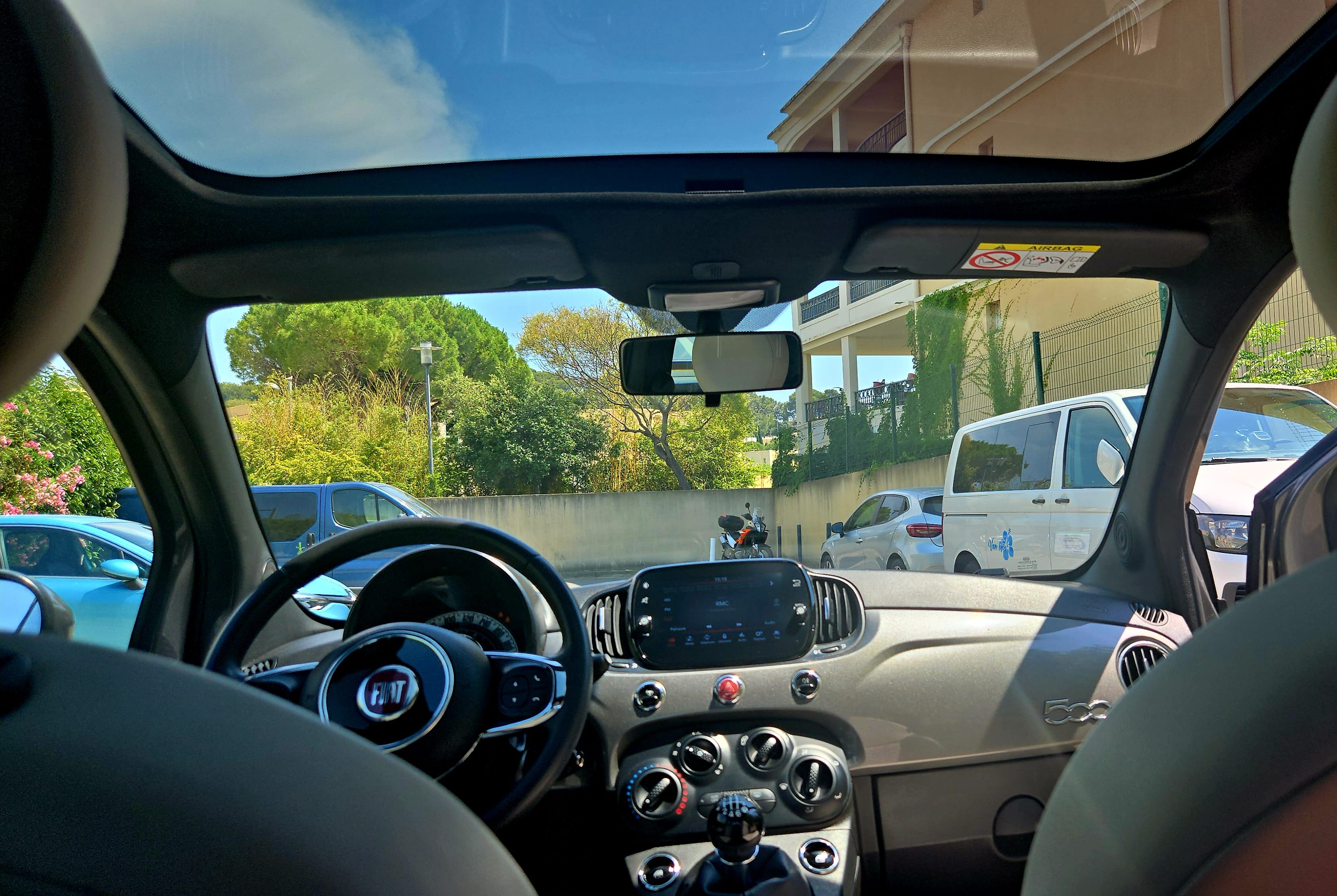 Fiat 500 avec GPS