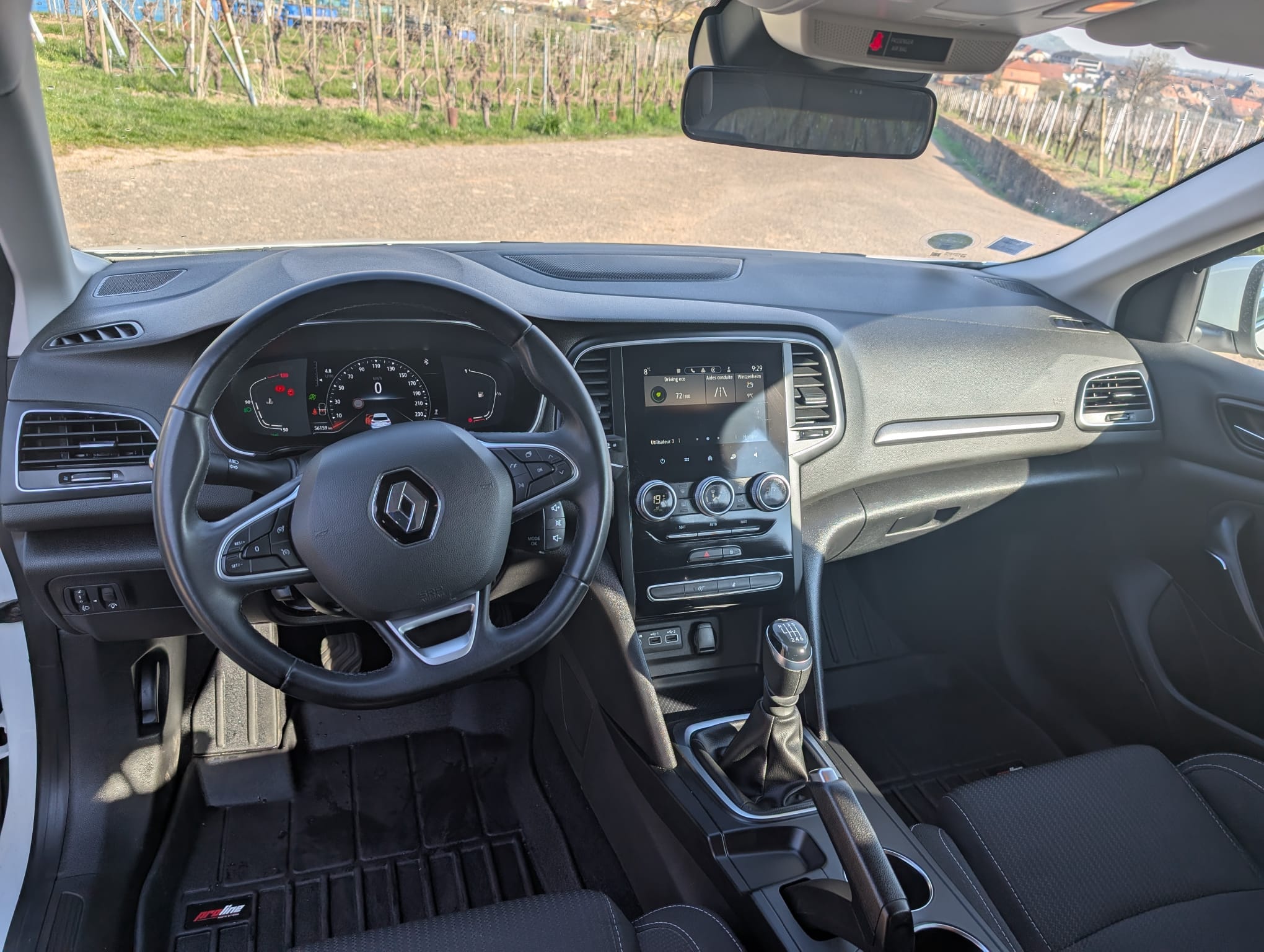 Renault Mégane Estate avec Siège bébé