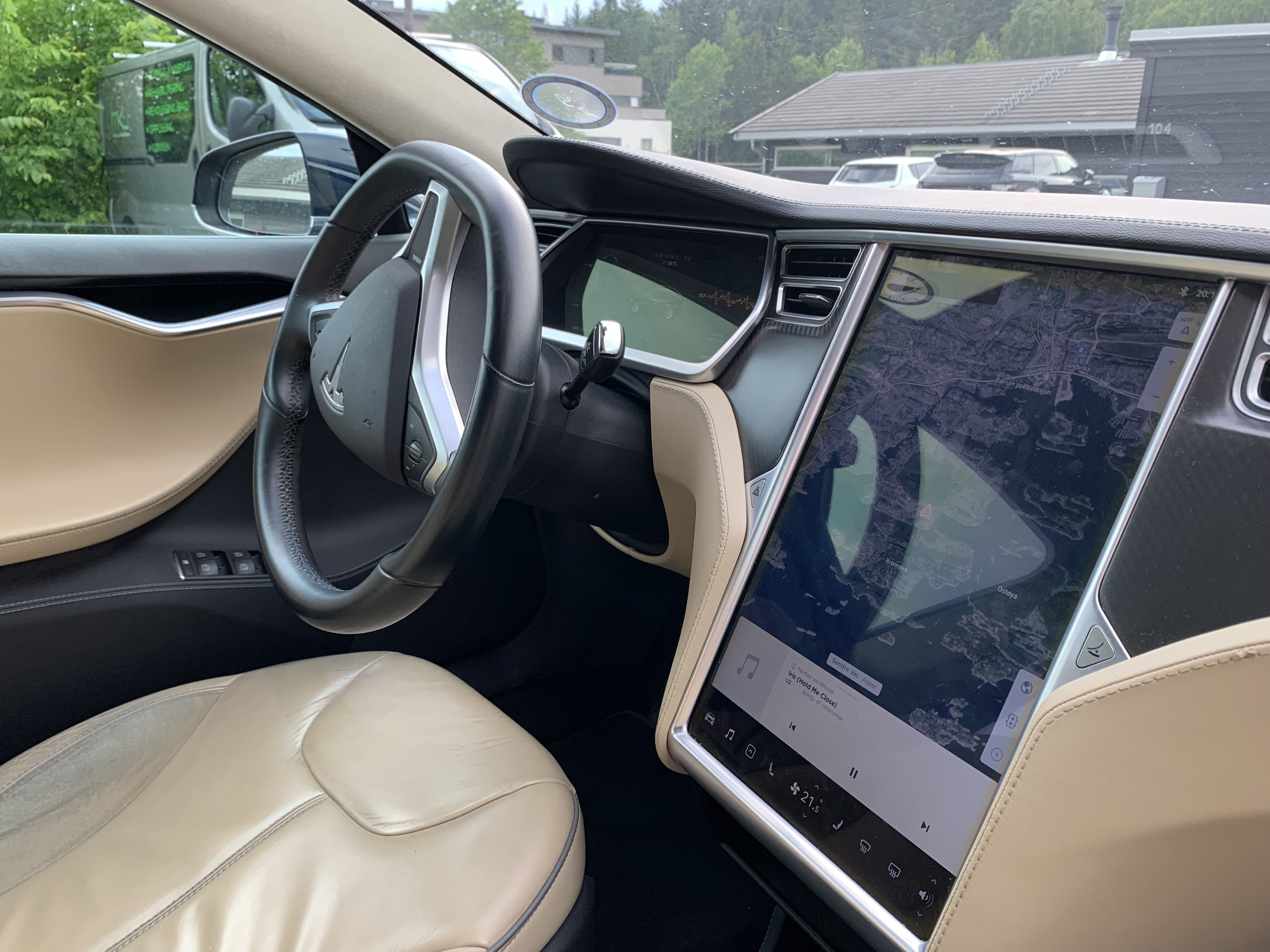 Tesla Model S med Vinterdekk