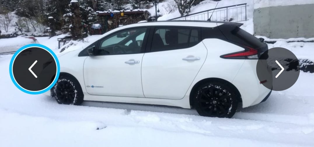 Nissan Leaf med GPS