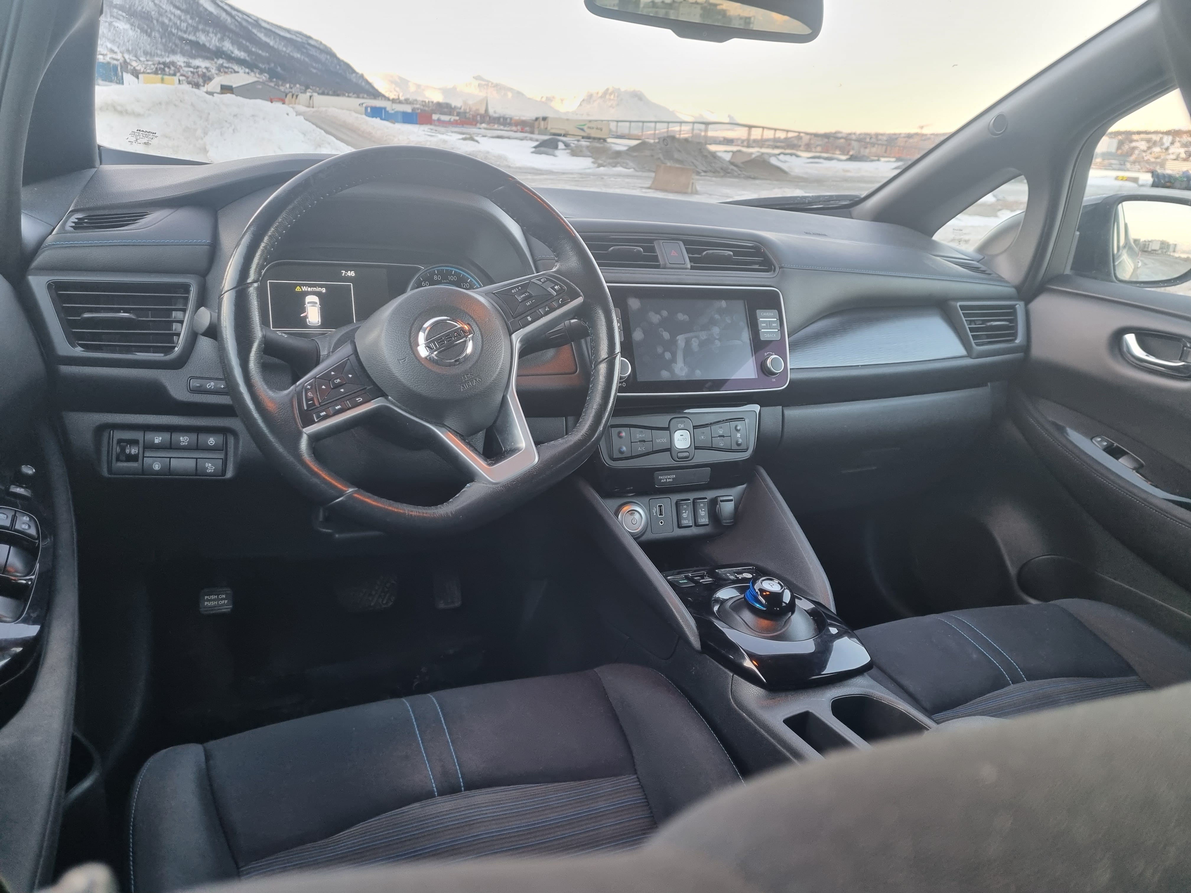 Nissan Leaf met Apple CarPlay