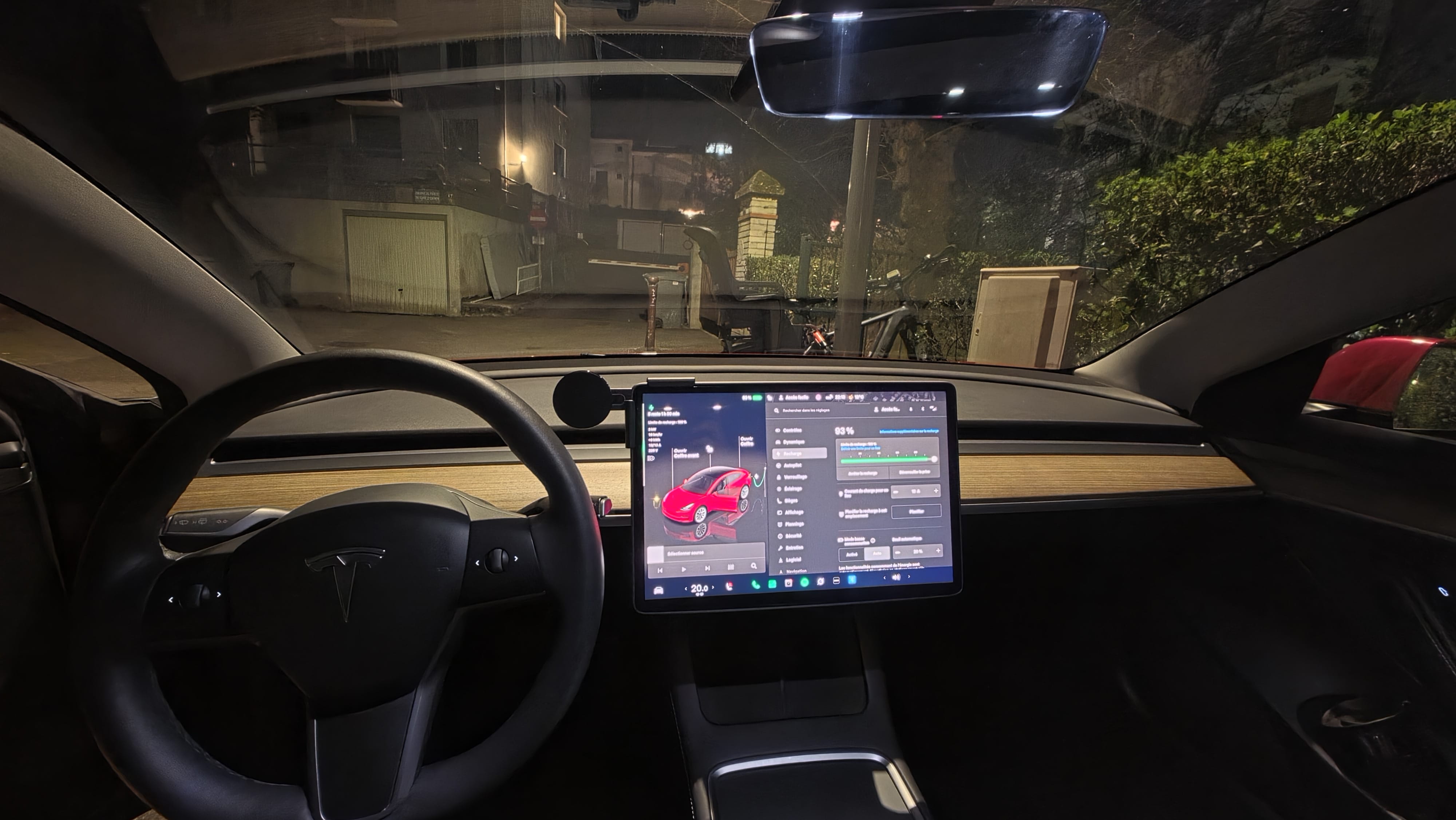 Tesla Model 3 avec Caméra de recul