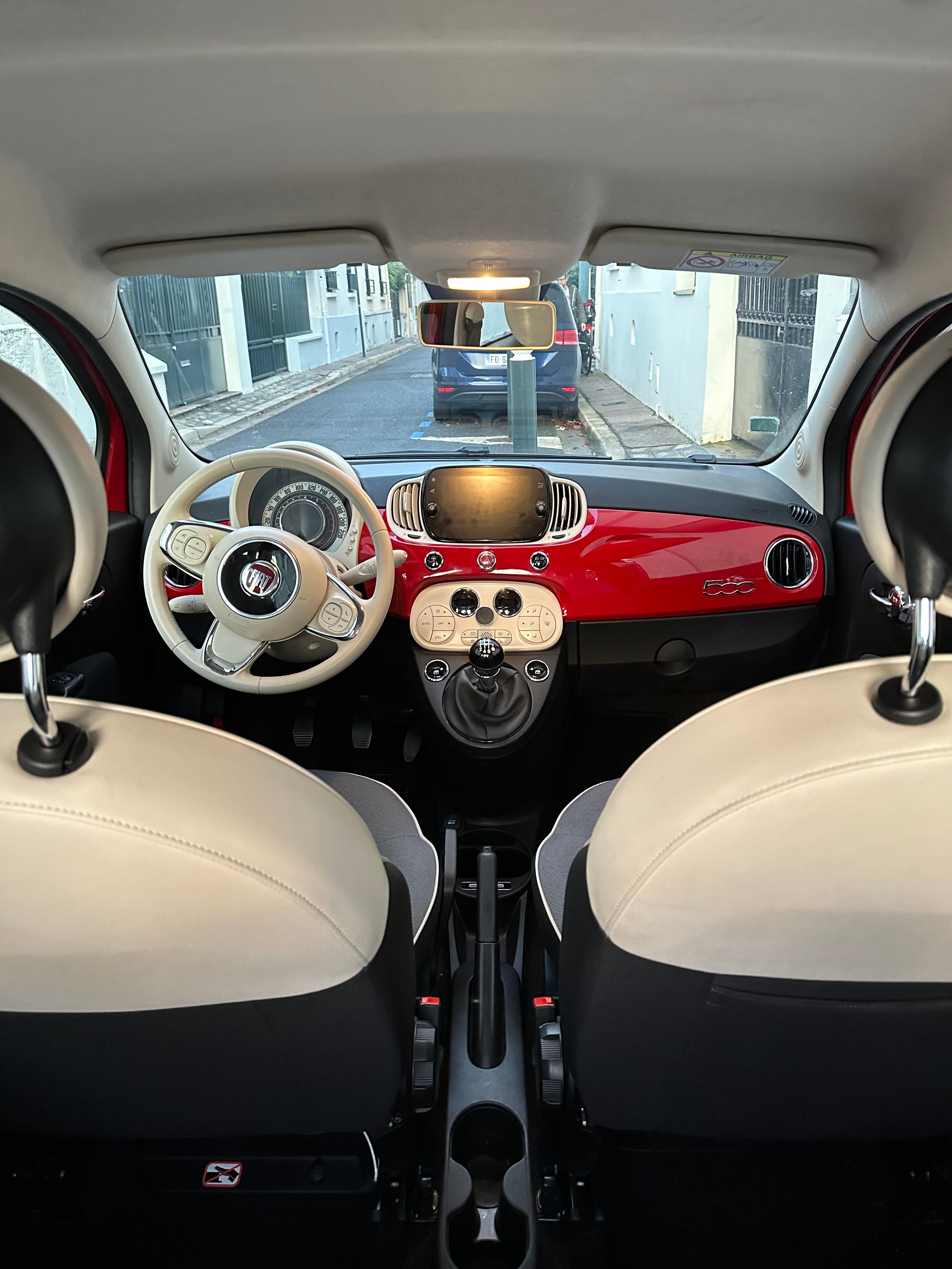Fiat 500 Hybride avec Régulateur de vitesse