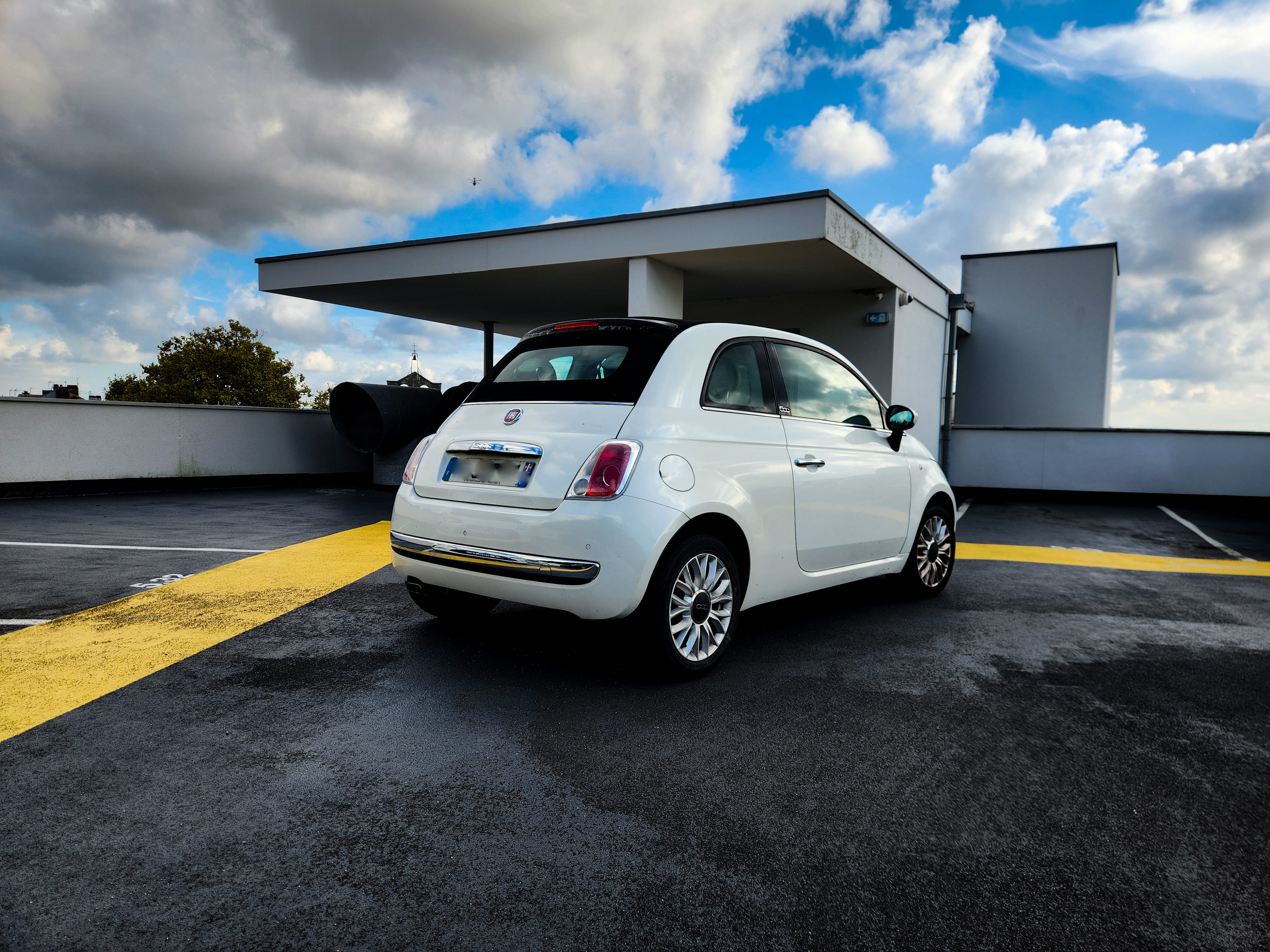 Fiat 500 C avec Climatisation