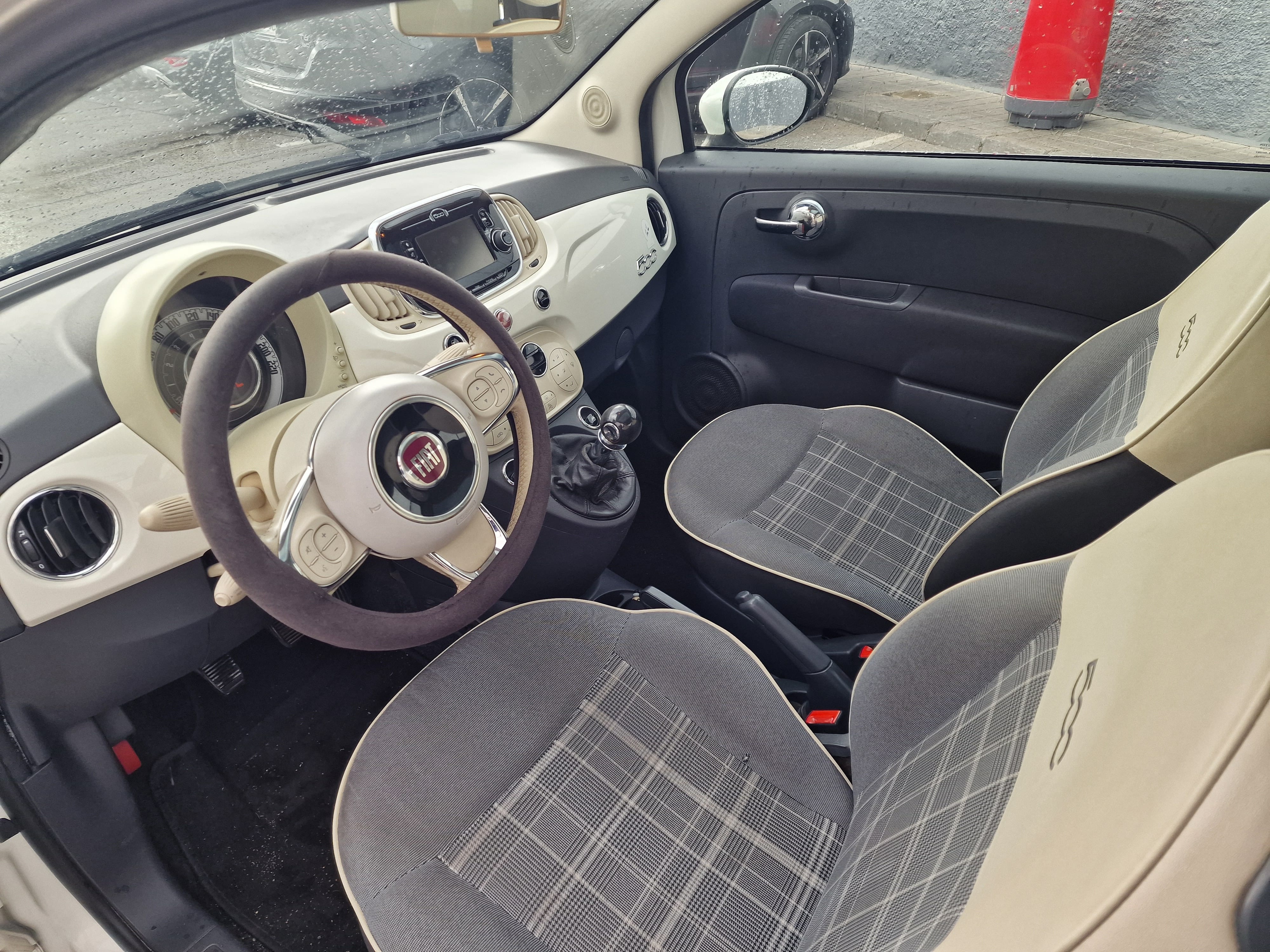 Fiat 500 con Silla infantil