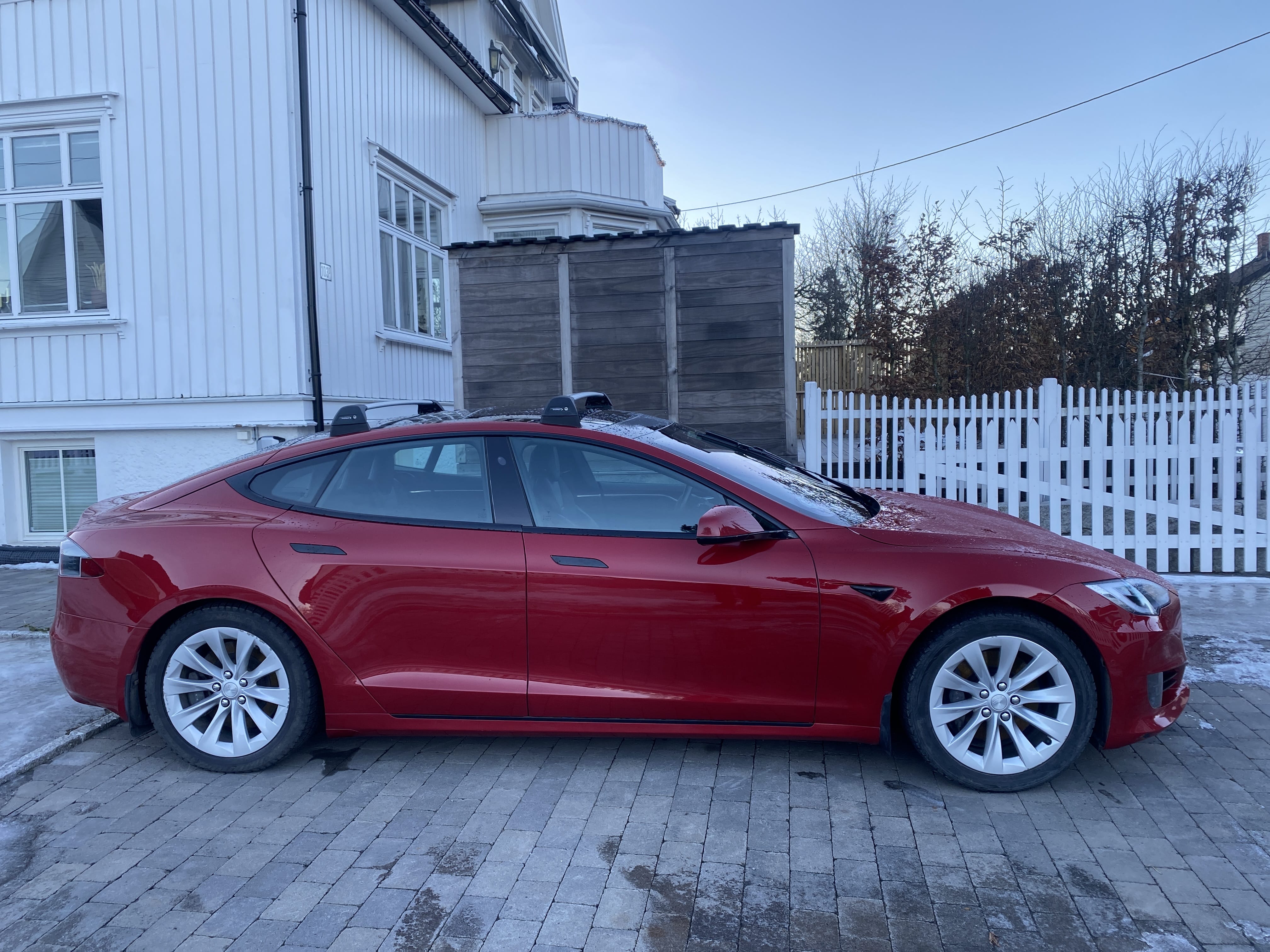 Tesla Model S with Air conditioning