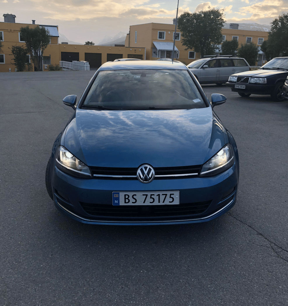 Volkswagen Golf with GPS