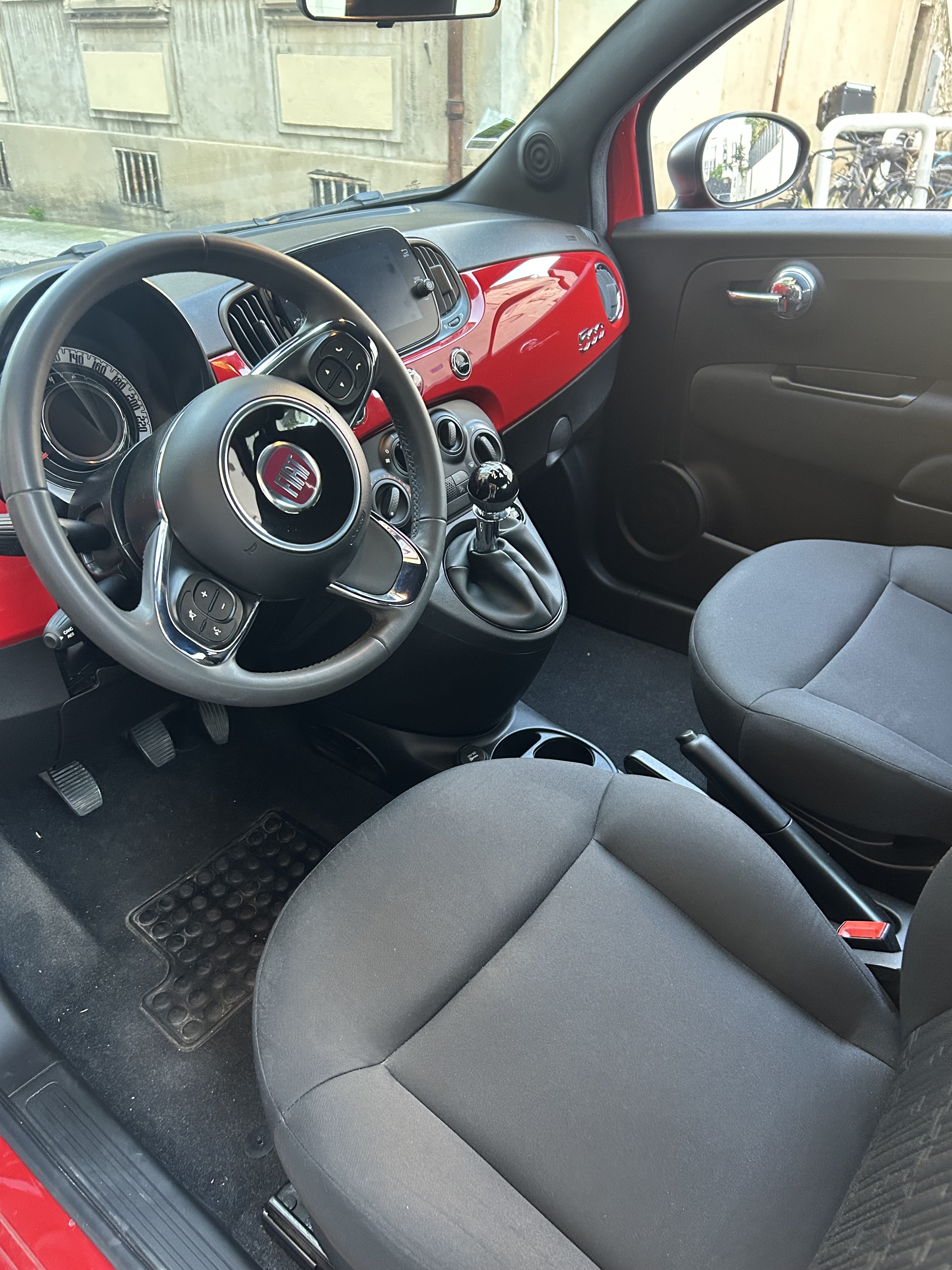 Fiat 500 met Bluetooth audio