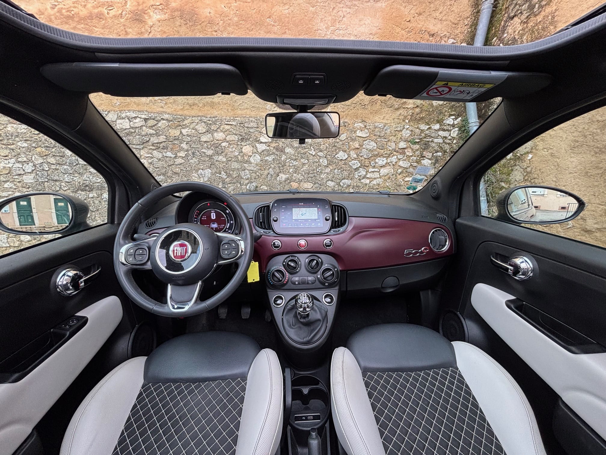 Fiat 500 C cabriolet 1.2 69 ch avec Audio Bluetooth