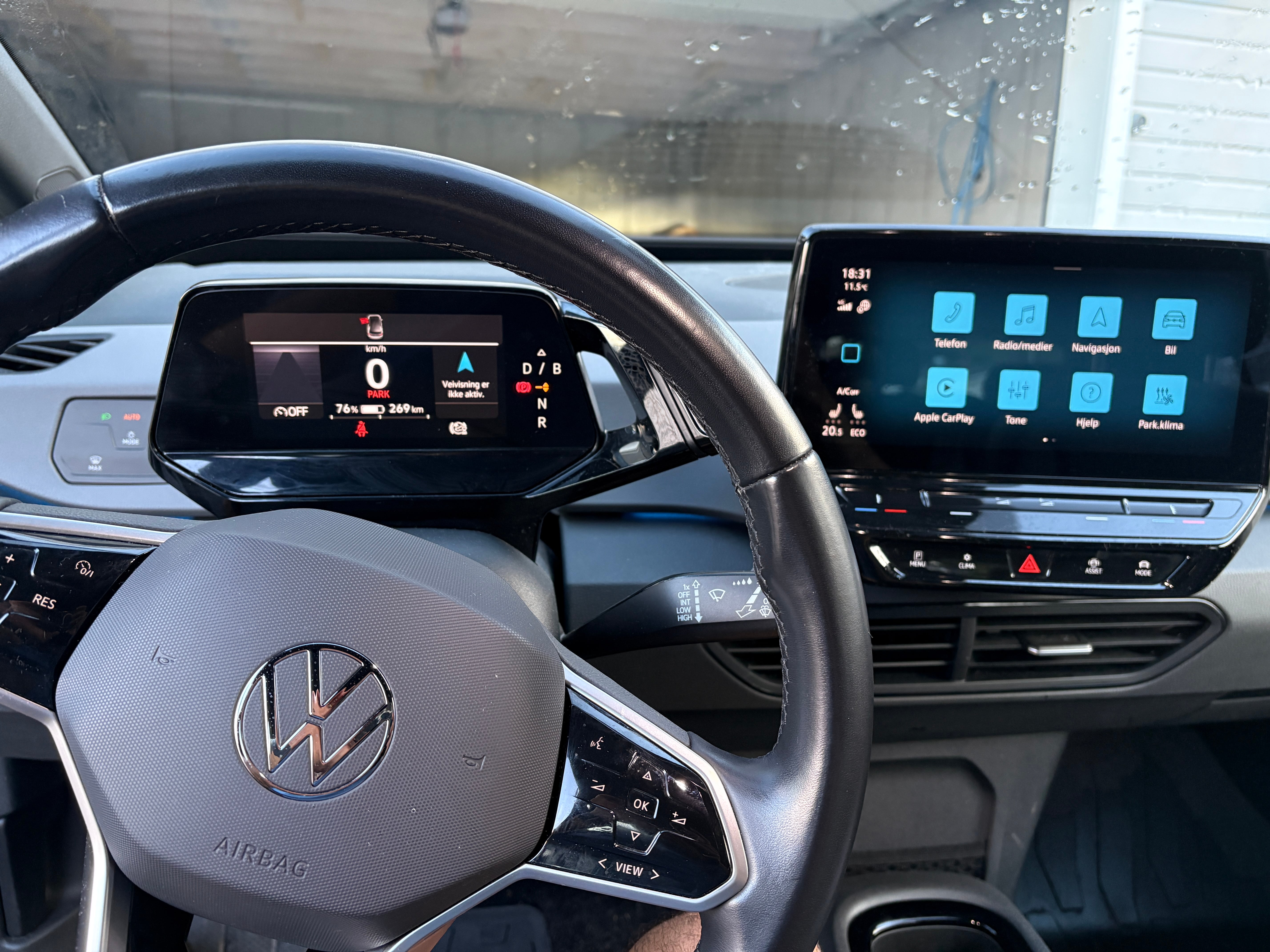 Volkswagen ID.3 med Apple CarPlay