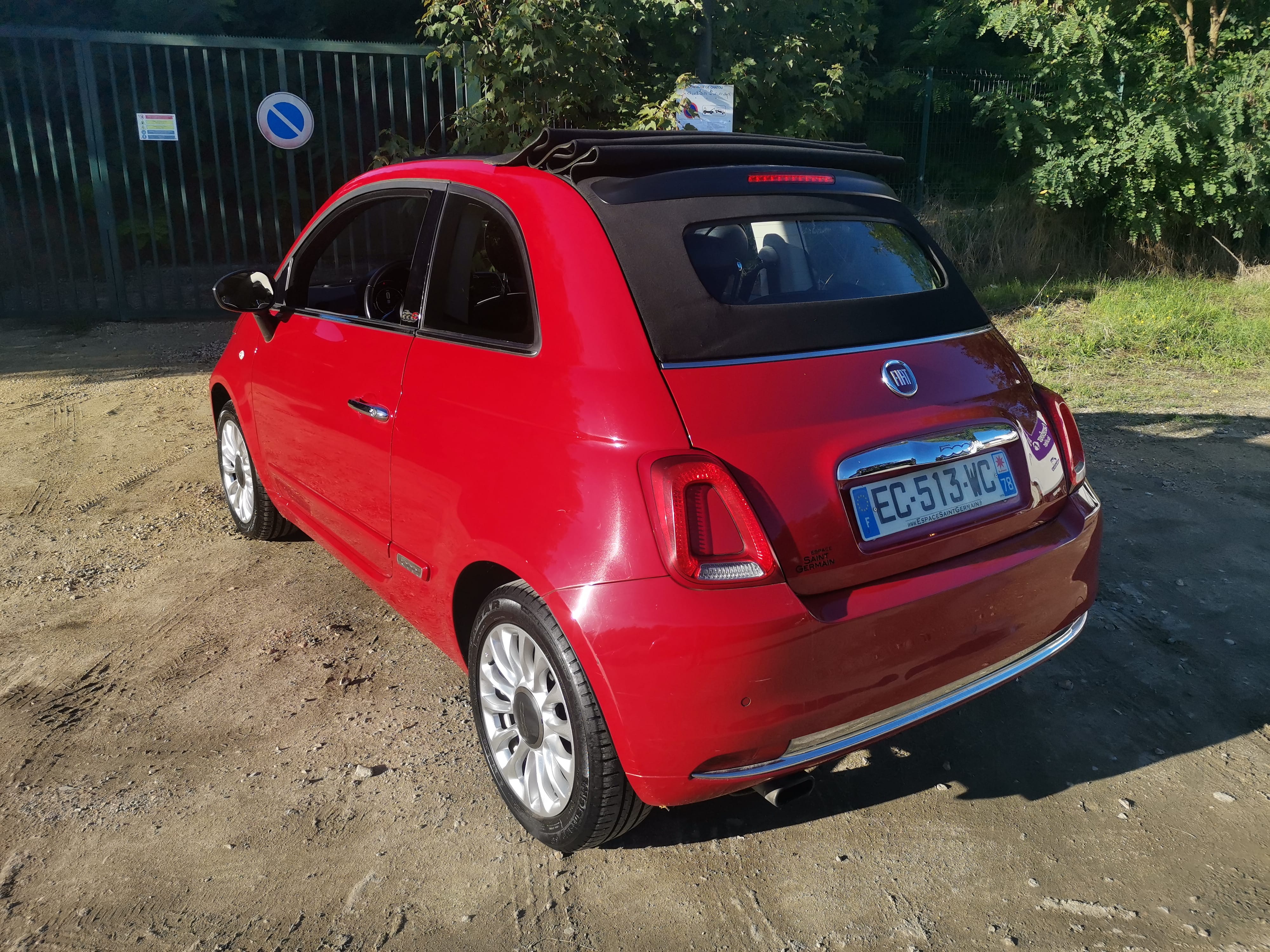 Fiat 500 C avec Régulateur de vitesse