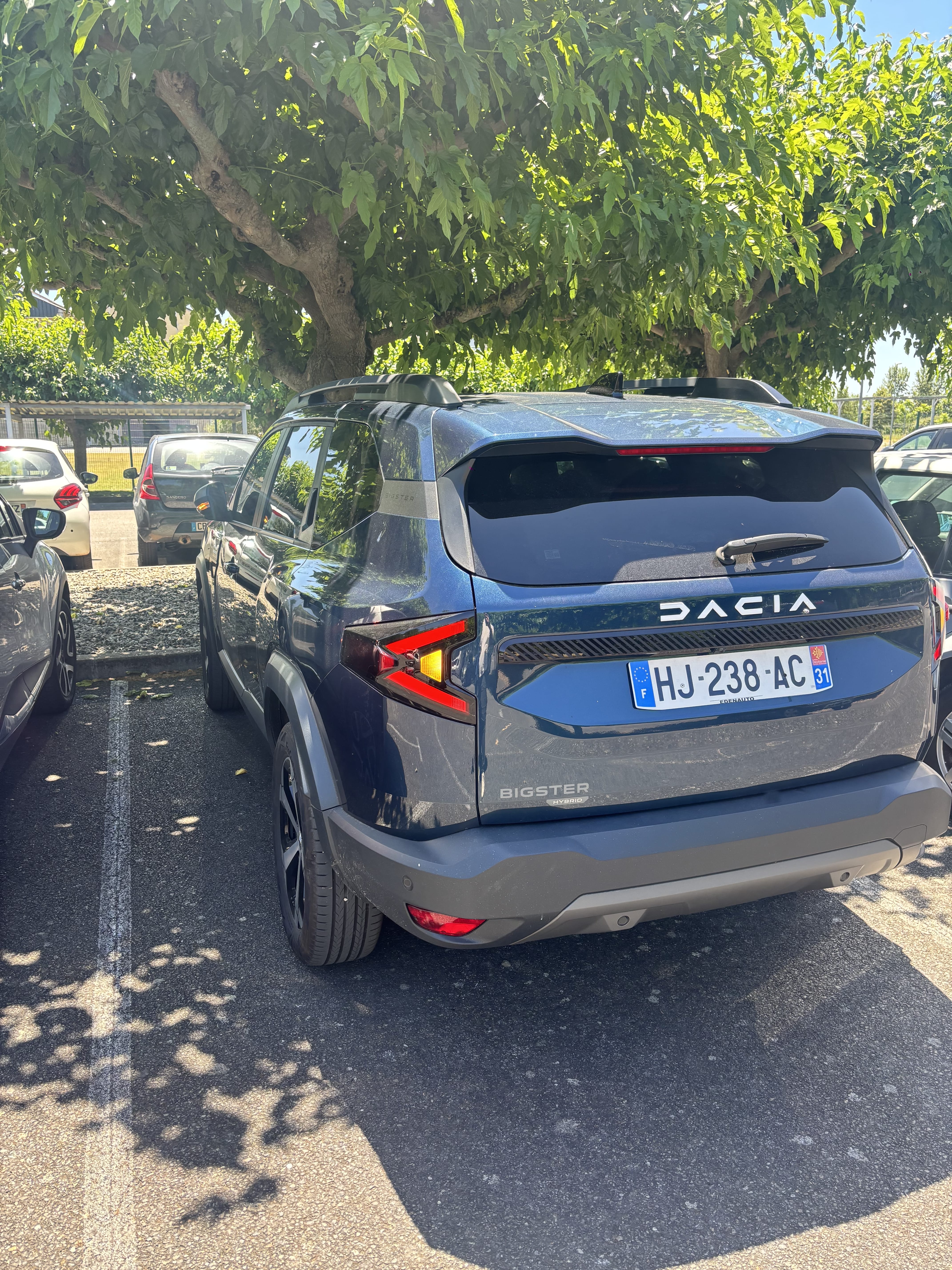 Dacia Bigster mit Navigationsgerät