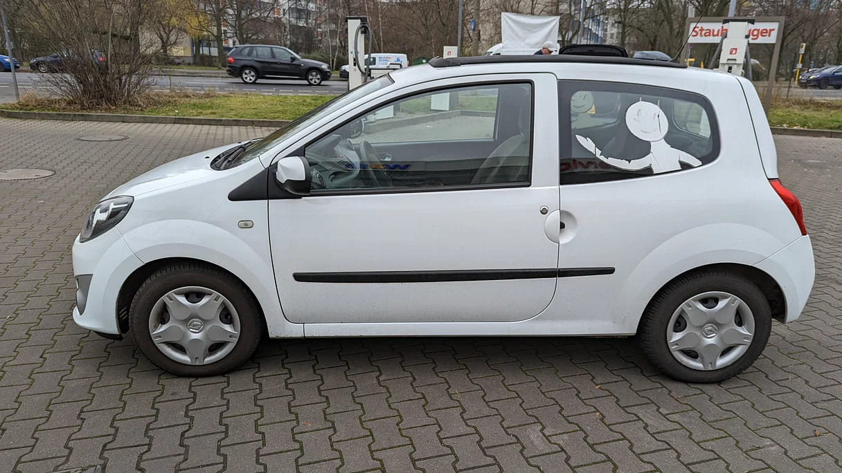 Renault Twingo weiß 2 avec Climatisation