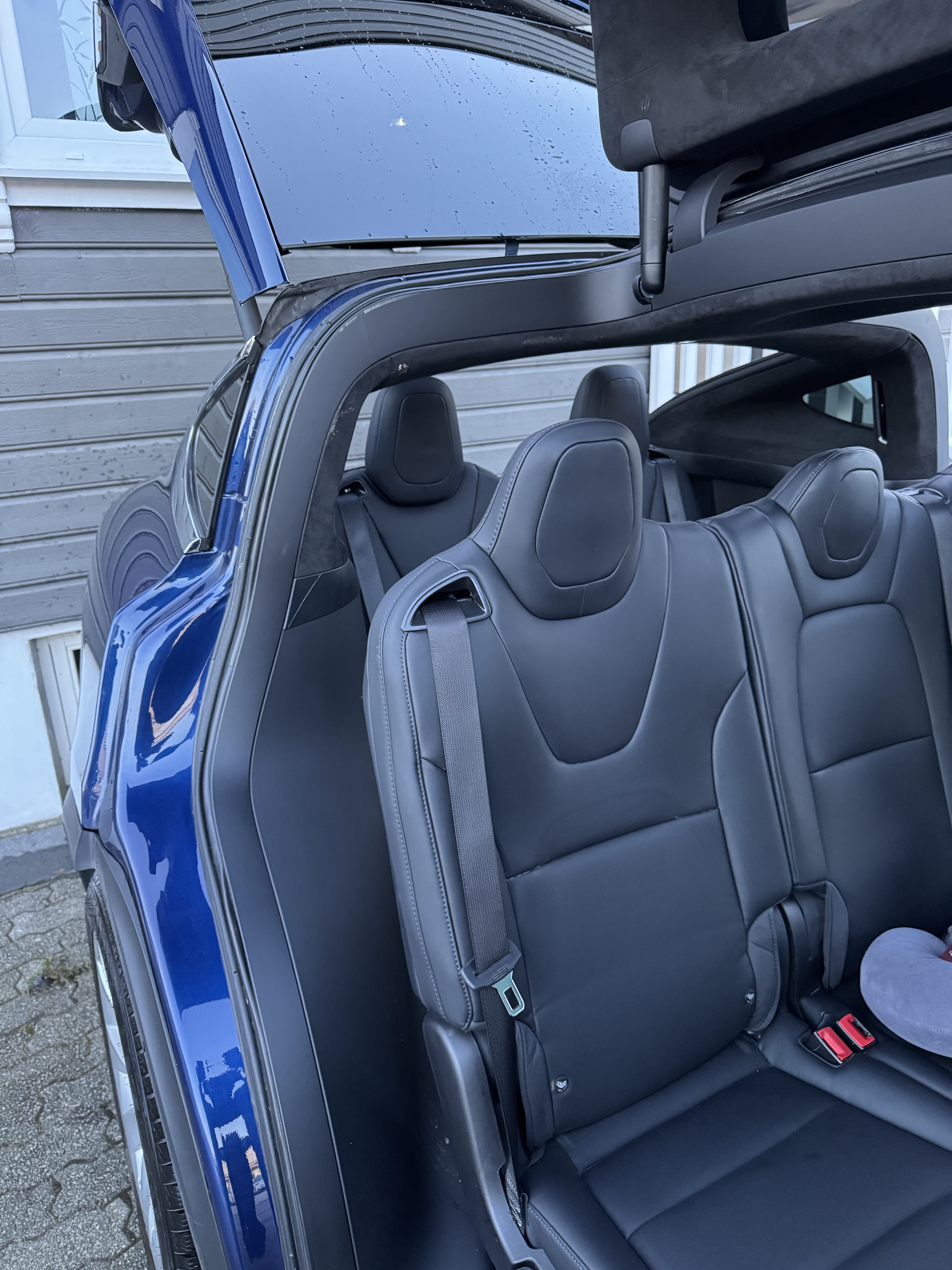 Tesla Model X med Babysete