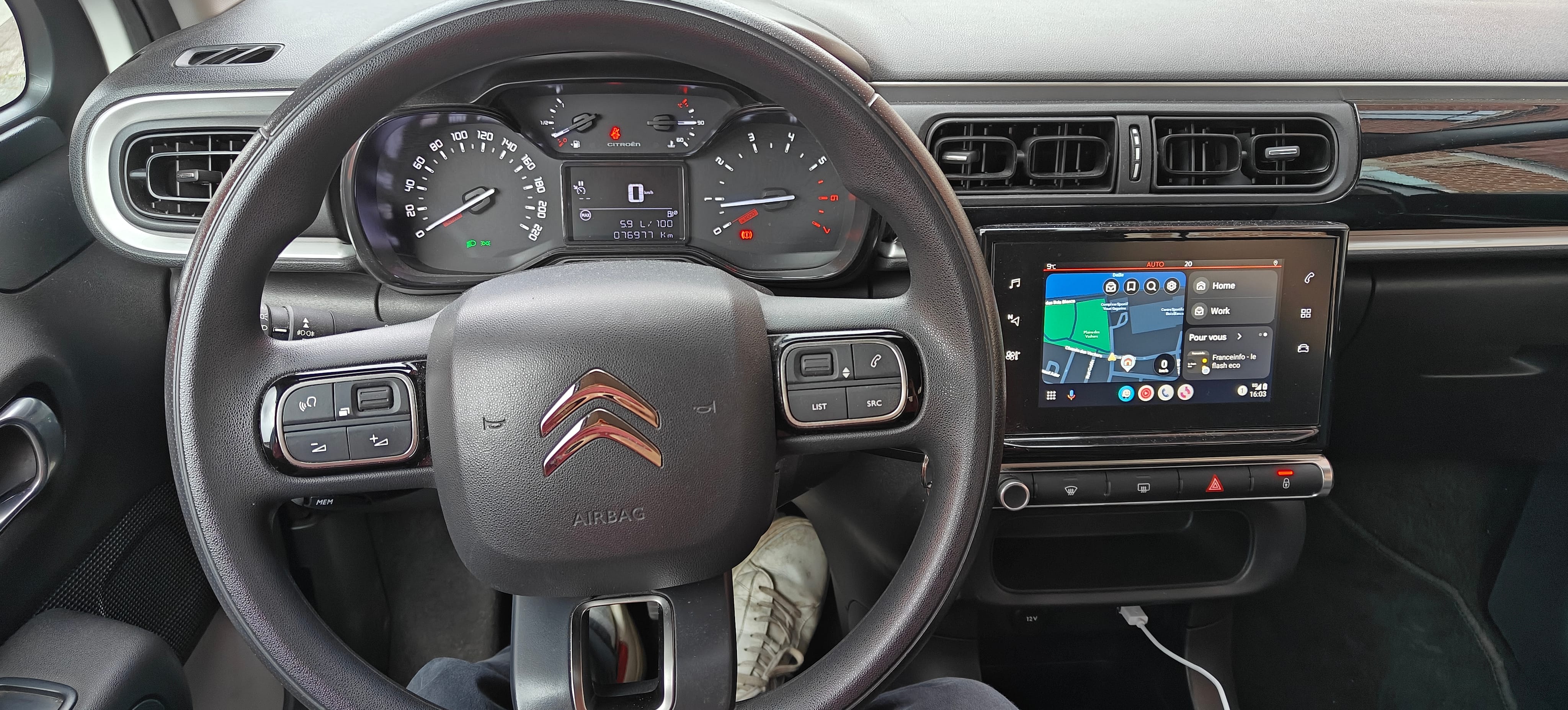 Citroen C3 avec Régulateur de vitesse