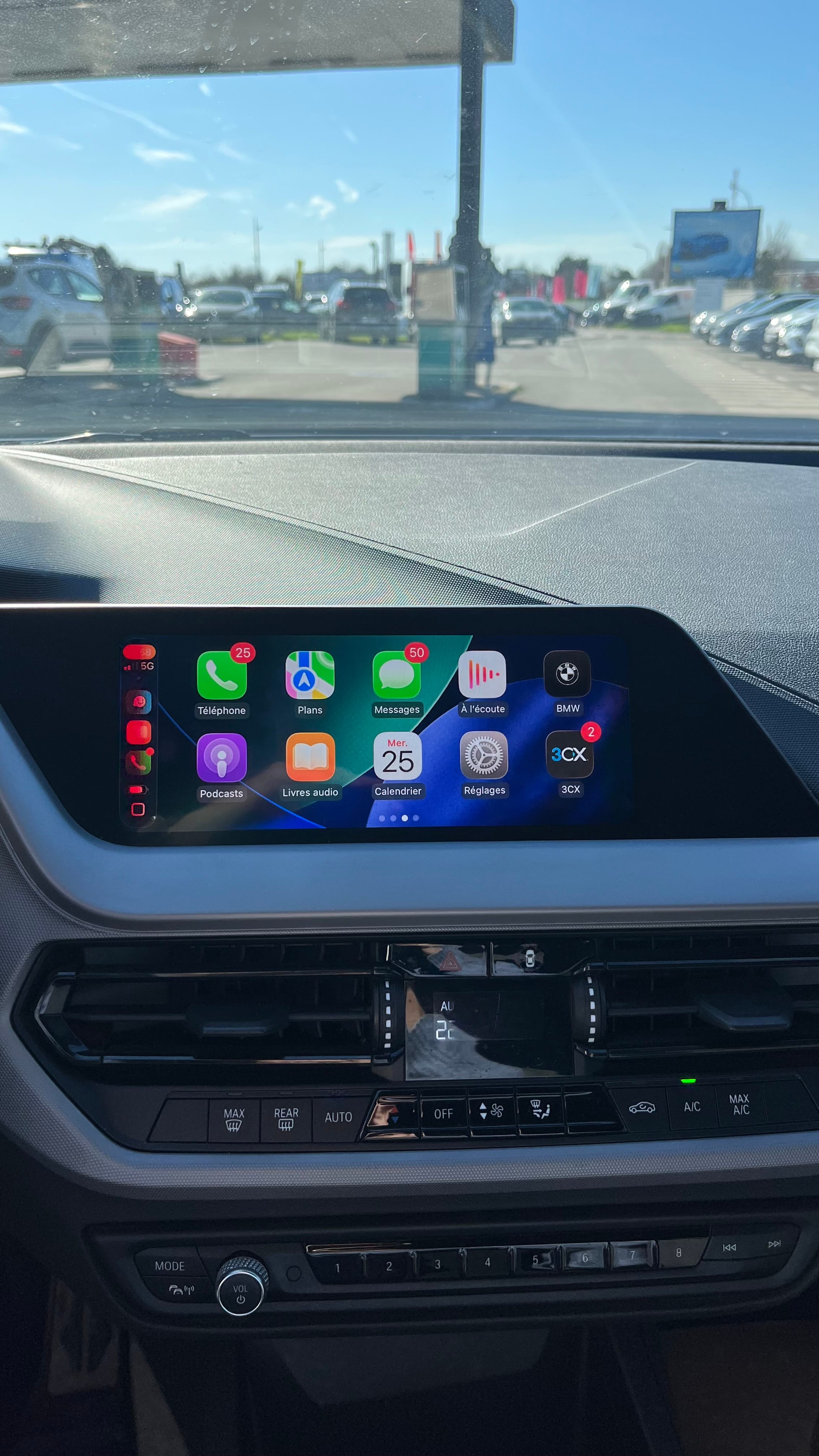 BMW Série 1 avec Apple CarPlay