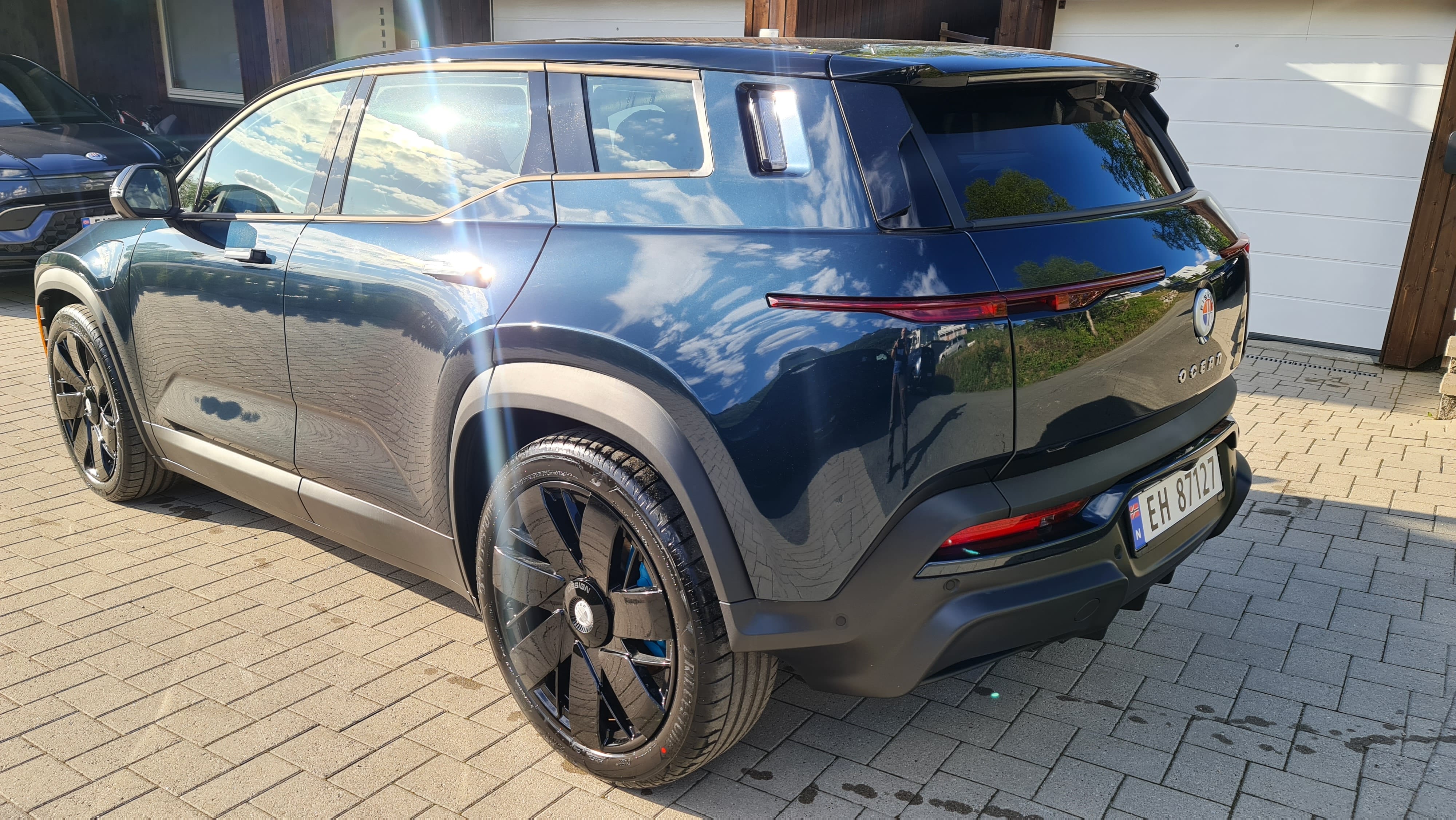 Fisker Ocean One med GPS