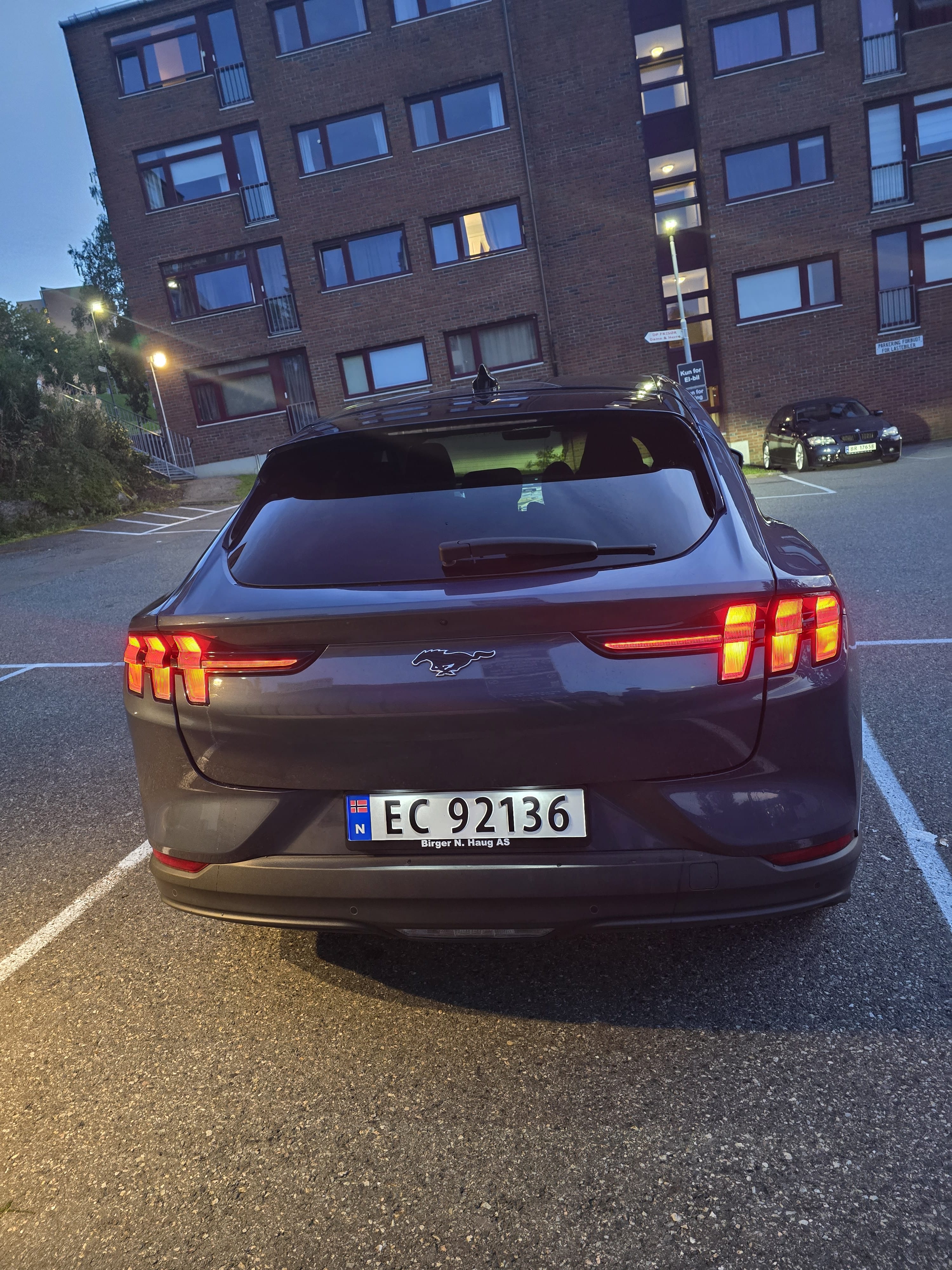 Ford Mustang Mach-E med Ryggekamera