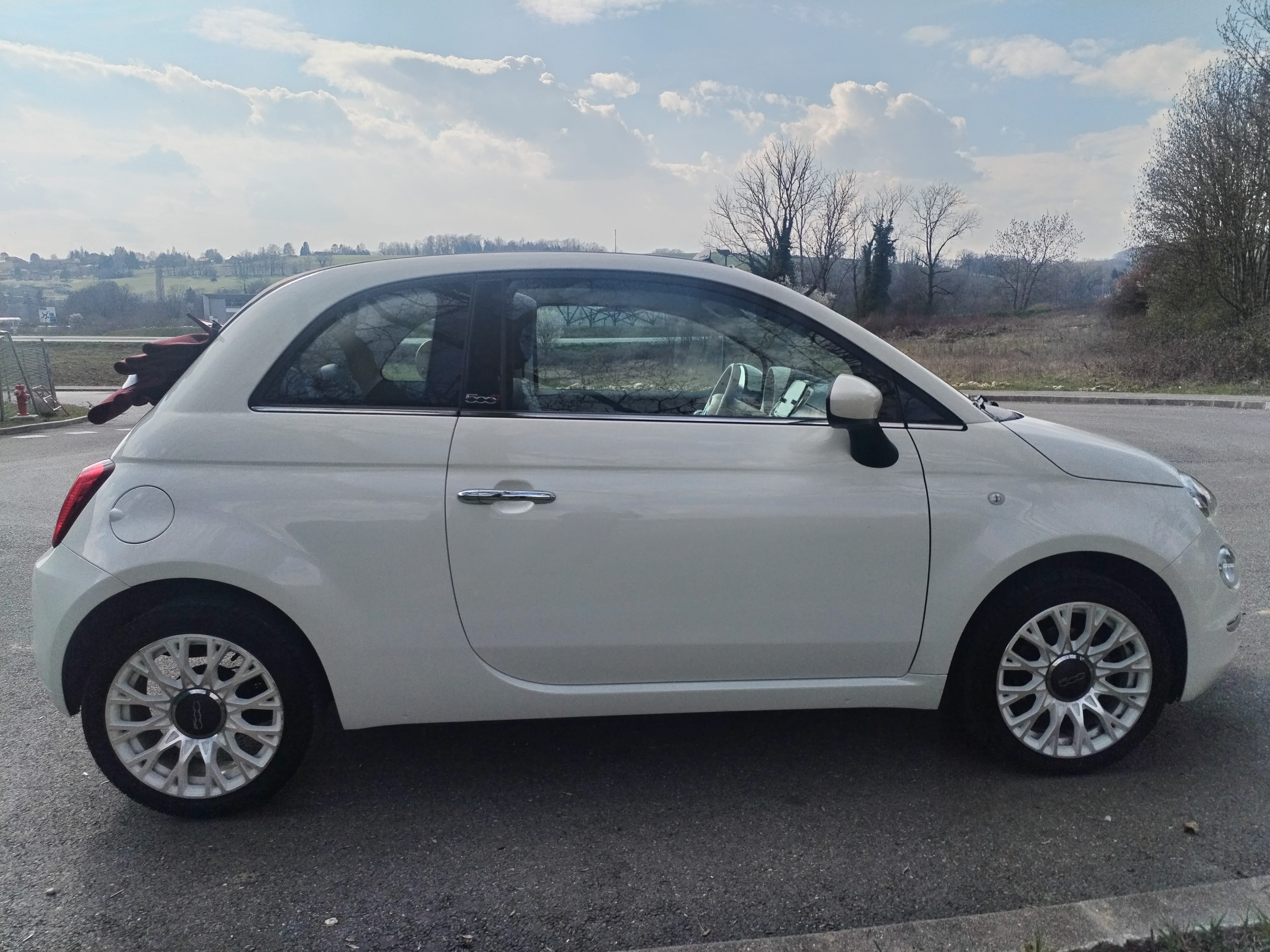 Fiat 500 C avec Android Auto