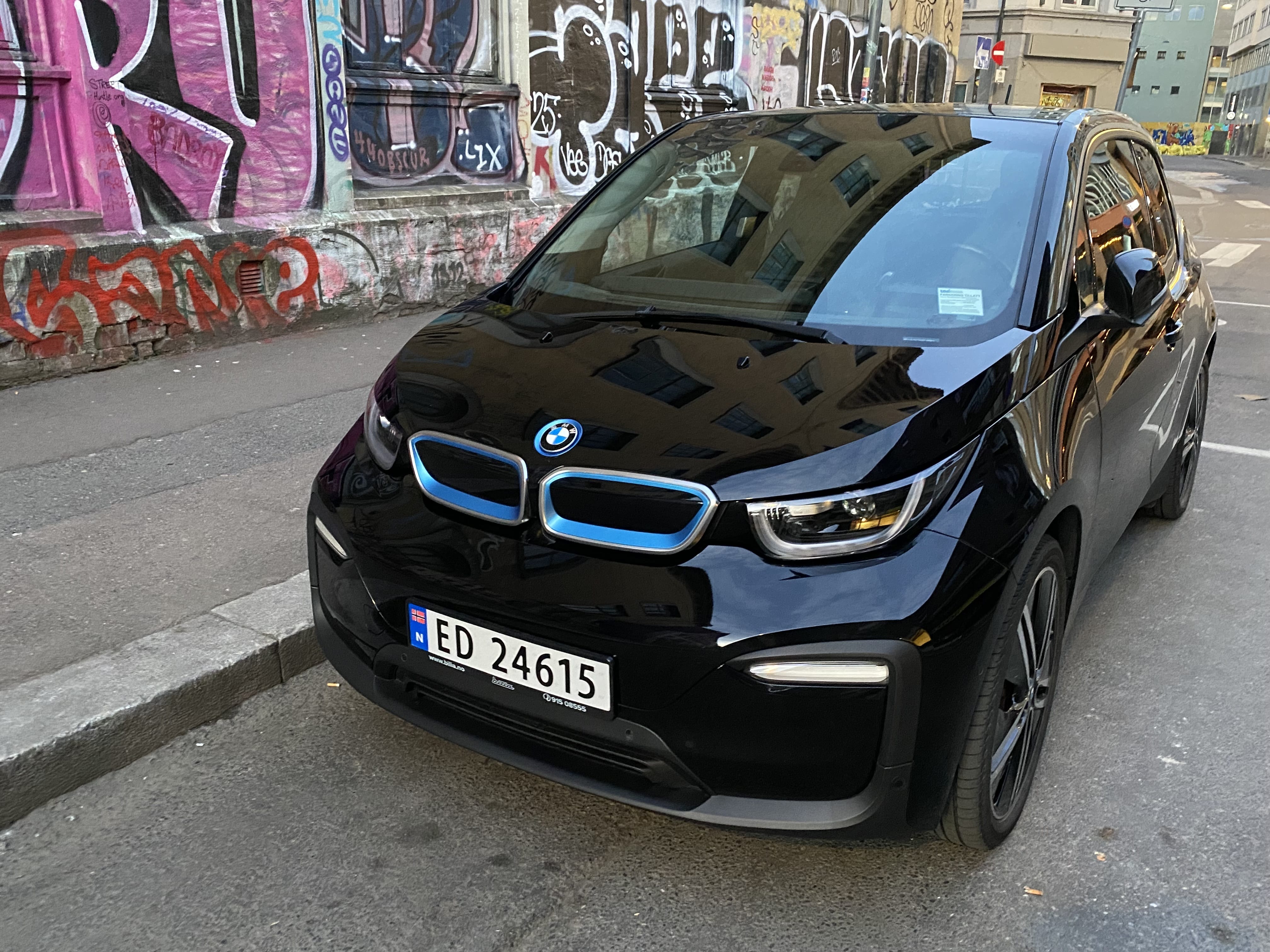 BMW i3 med Ryggekamera