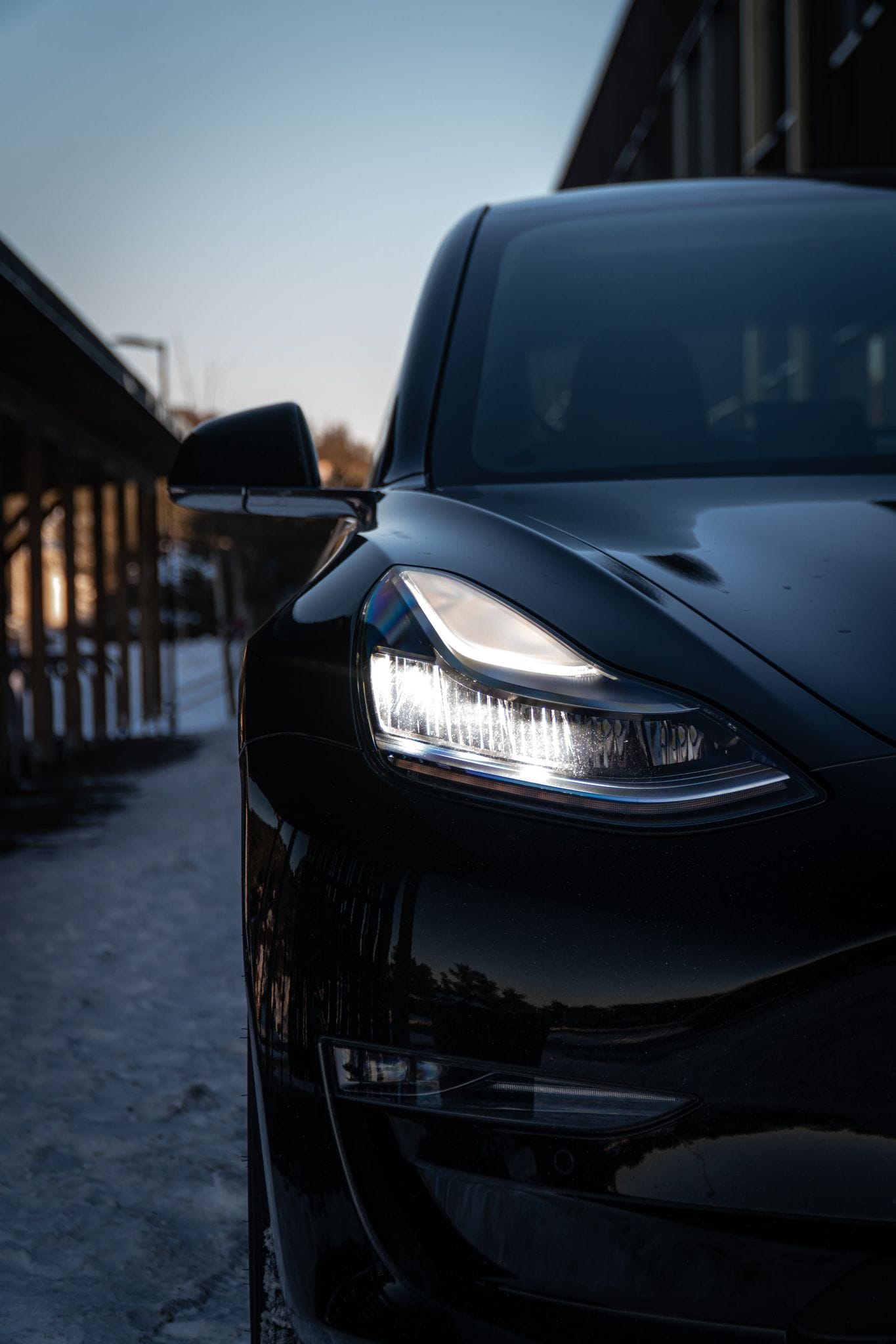 Tesla Model 3 med Cruisekontroll