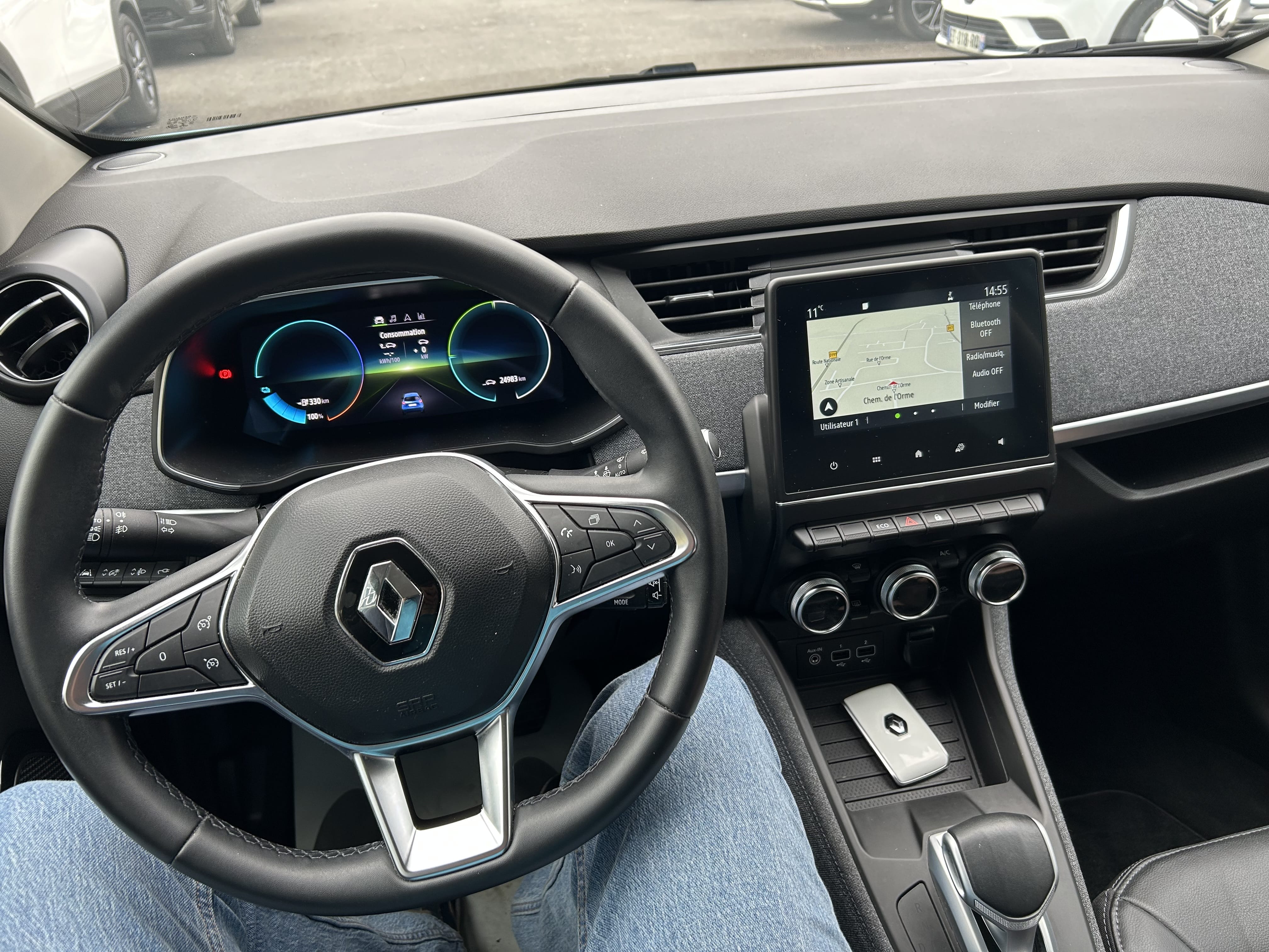 Renault ZOE 110ch avec recharge rapide CCS 50kW avec Climatisation