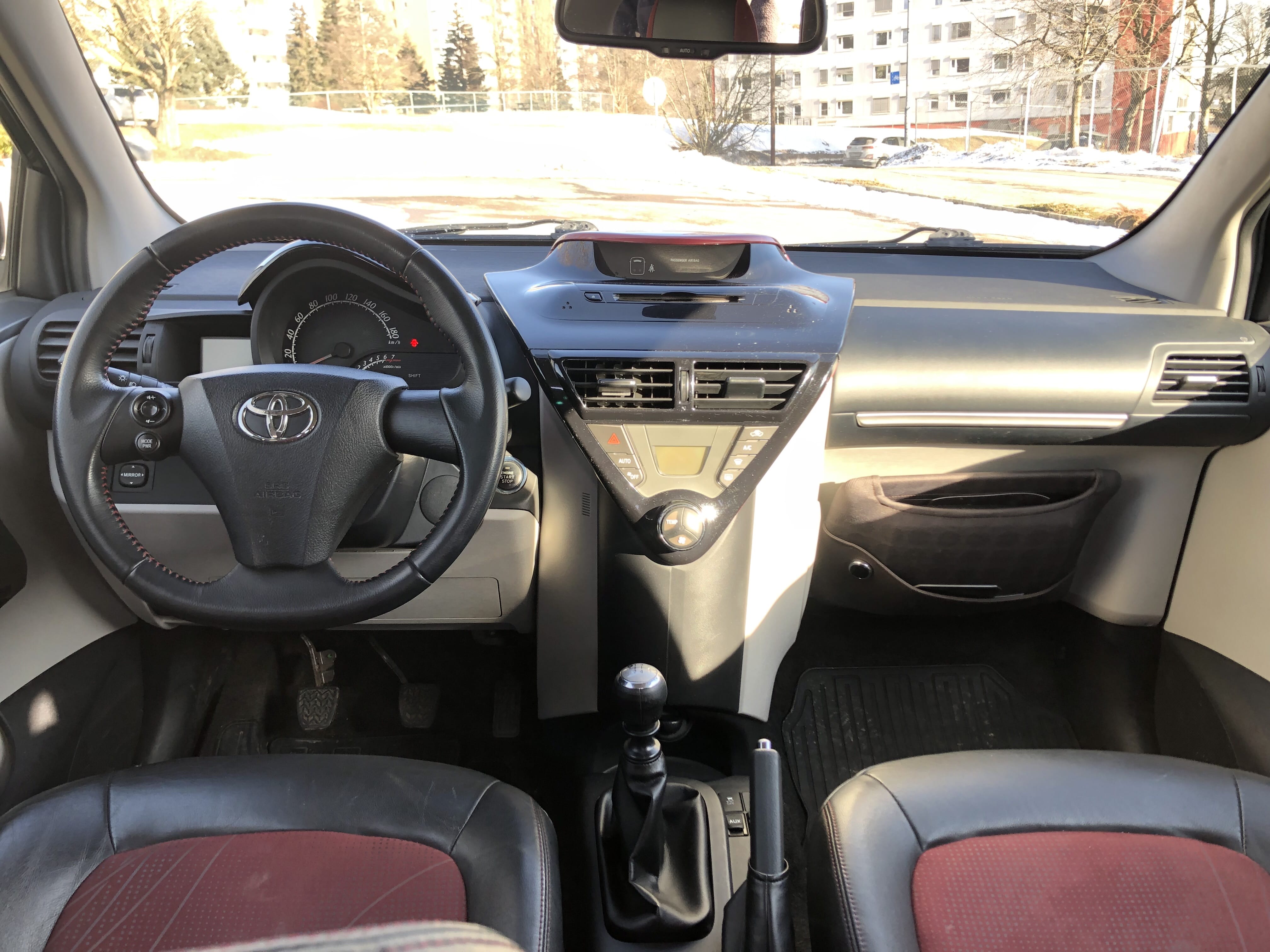 Toyota Iq with Snow tires