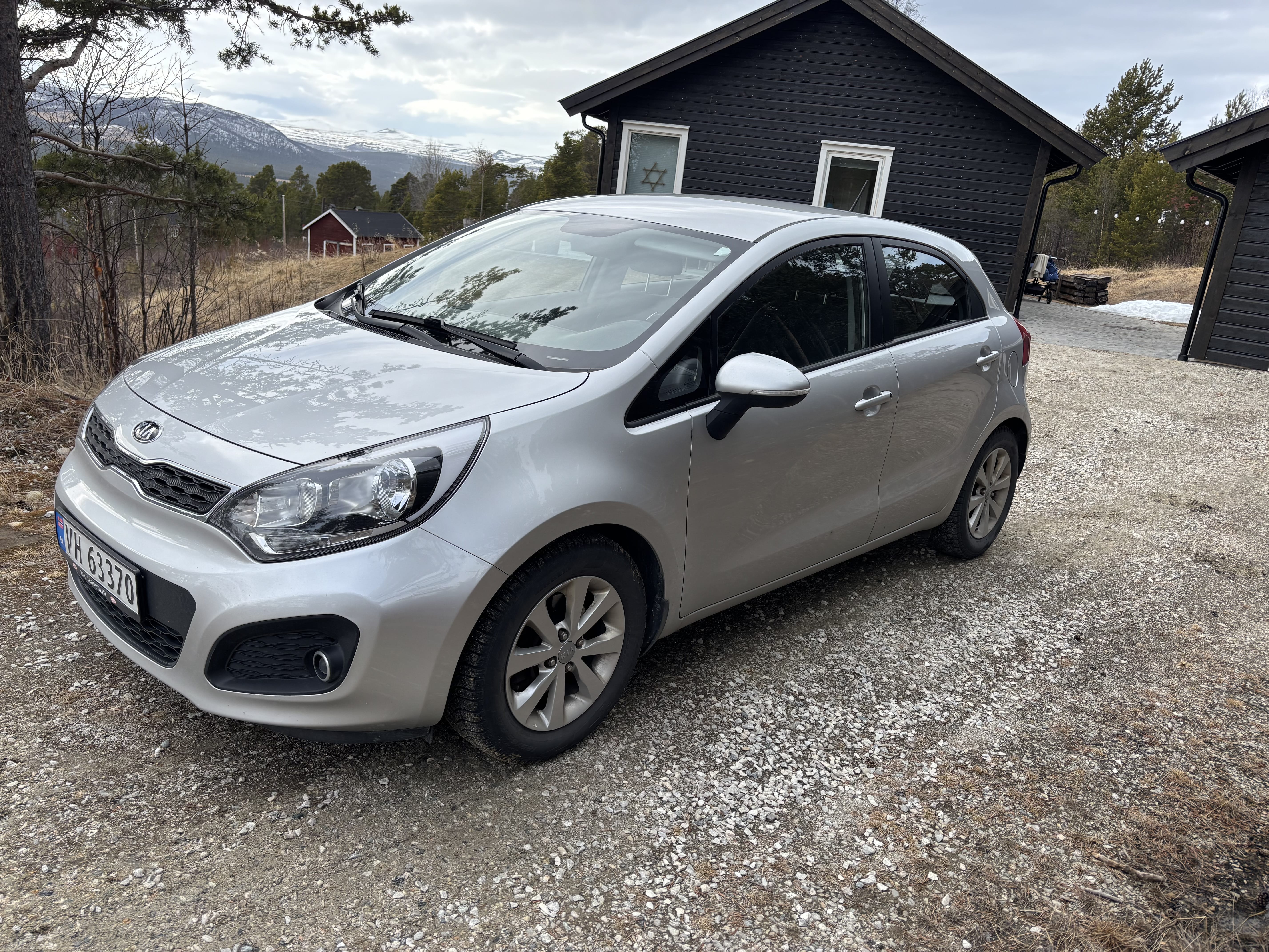 Kia Rio med Vinterdekk