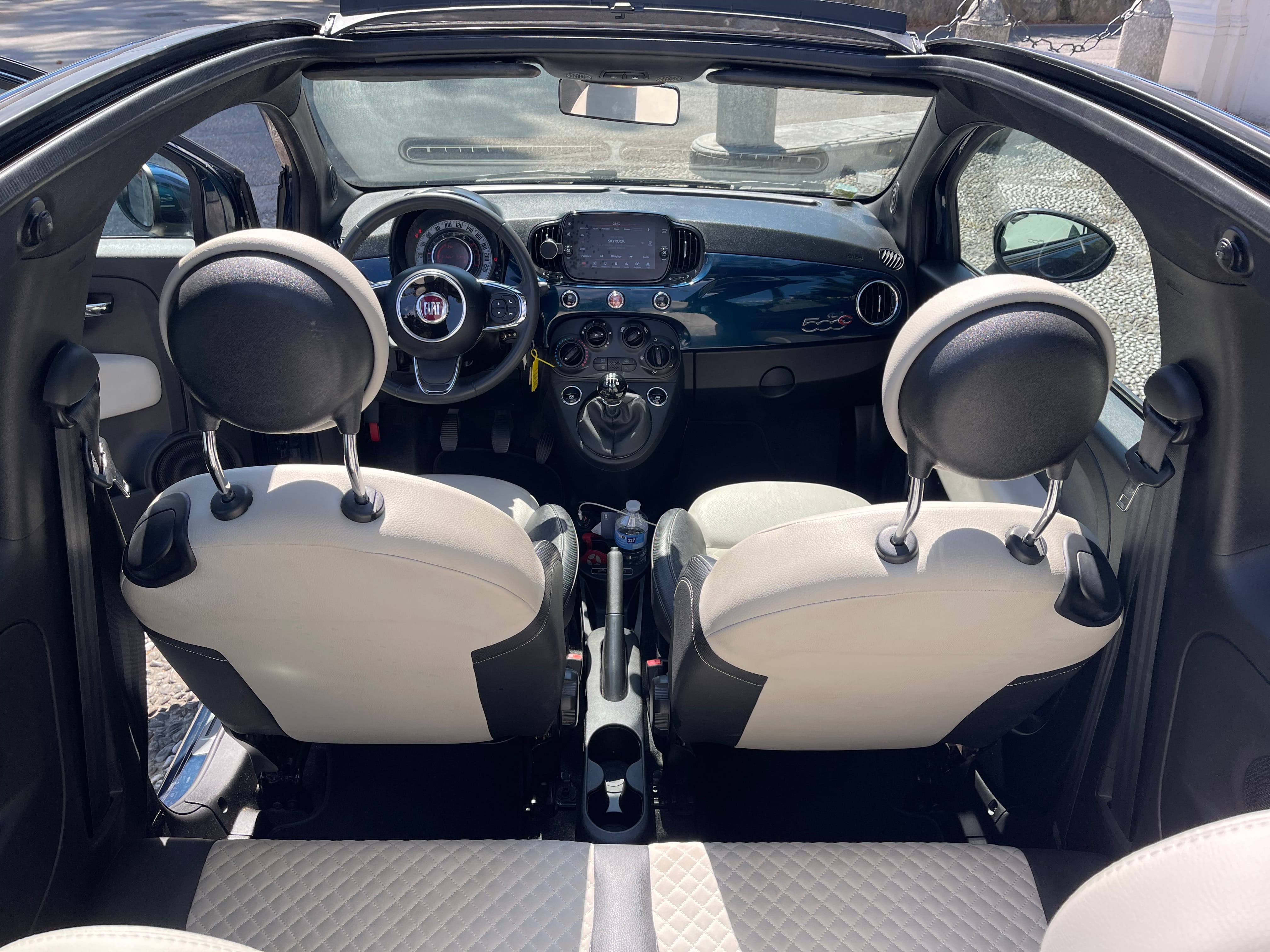 Fiat 500 C Hybride Cabriolet avec Audio Bluetooth