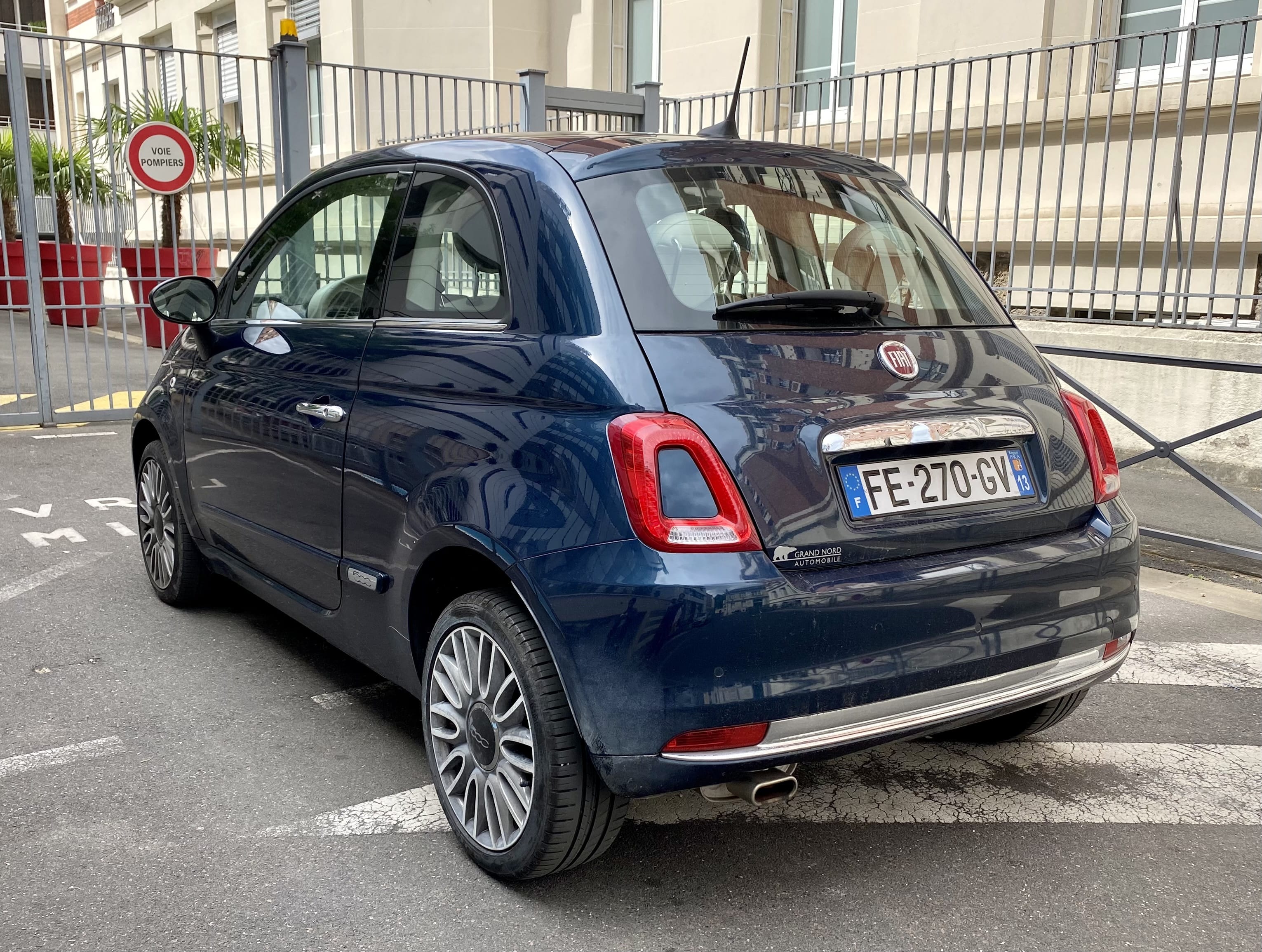 Fiat 500 avec GPS