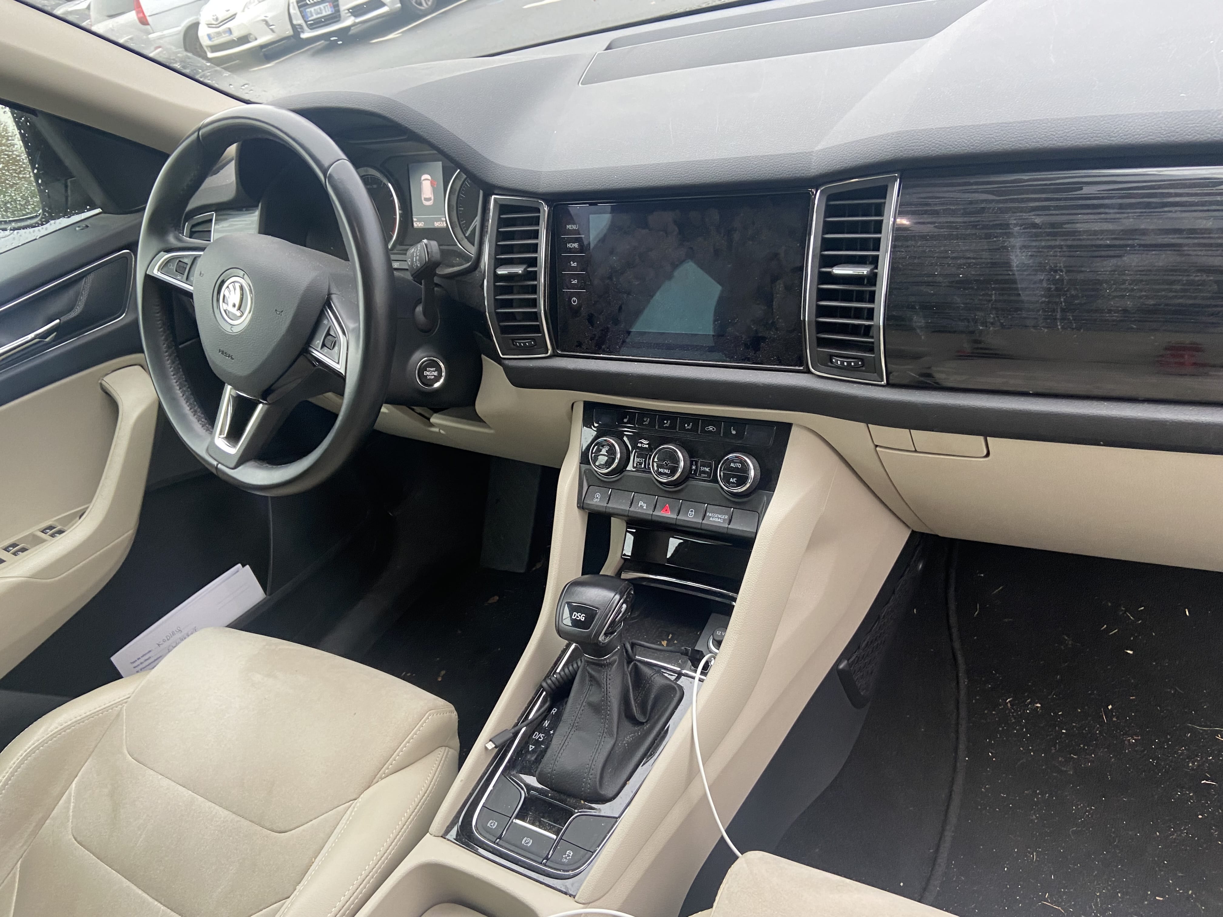 Skoda Kodiaq avec Apple CarPlay