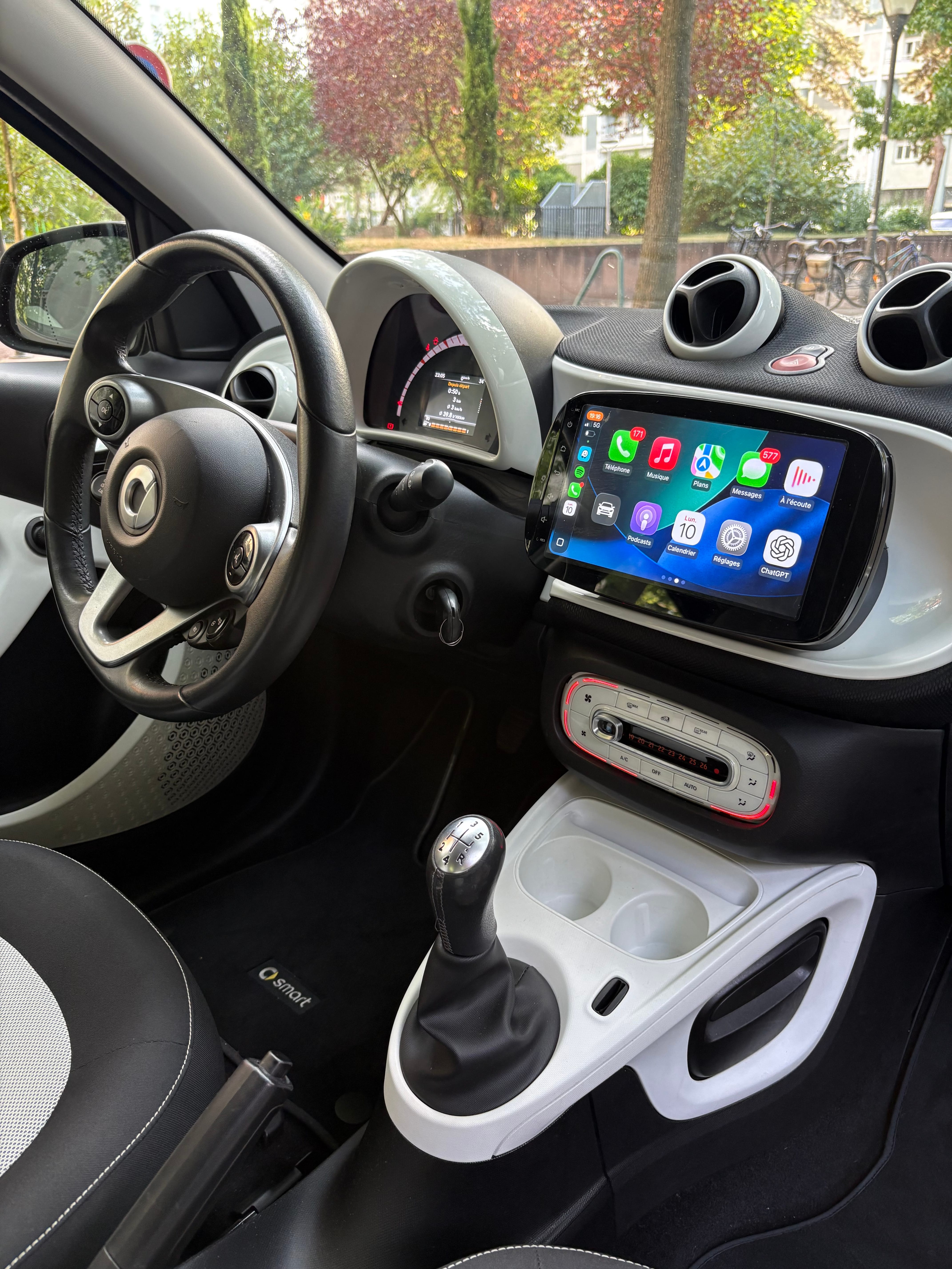 Smart Forfour avec Régulateur de vitesse