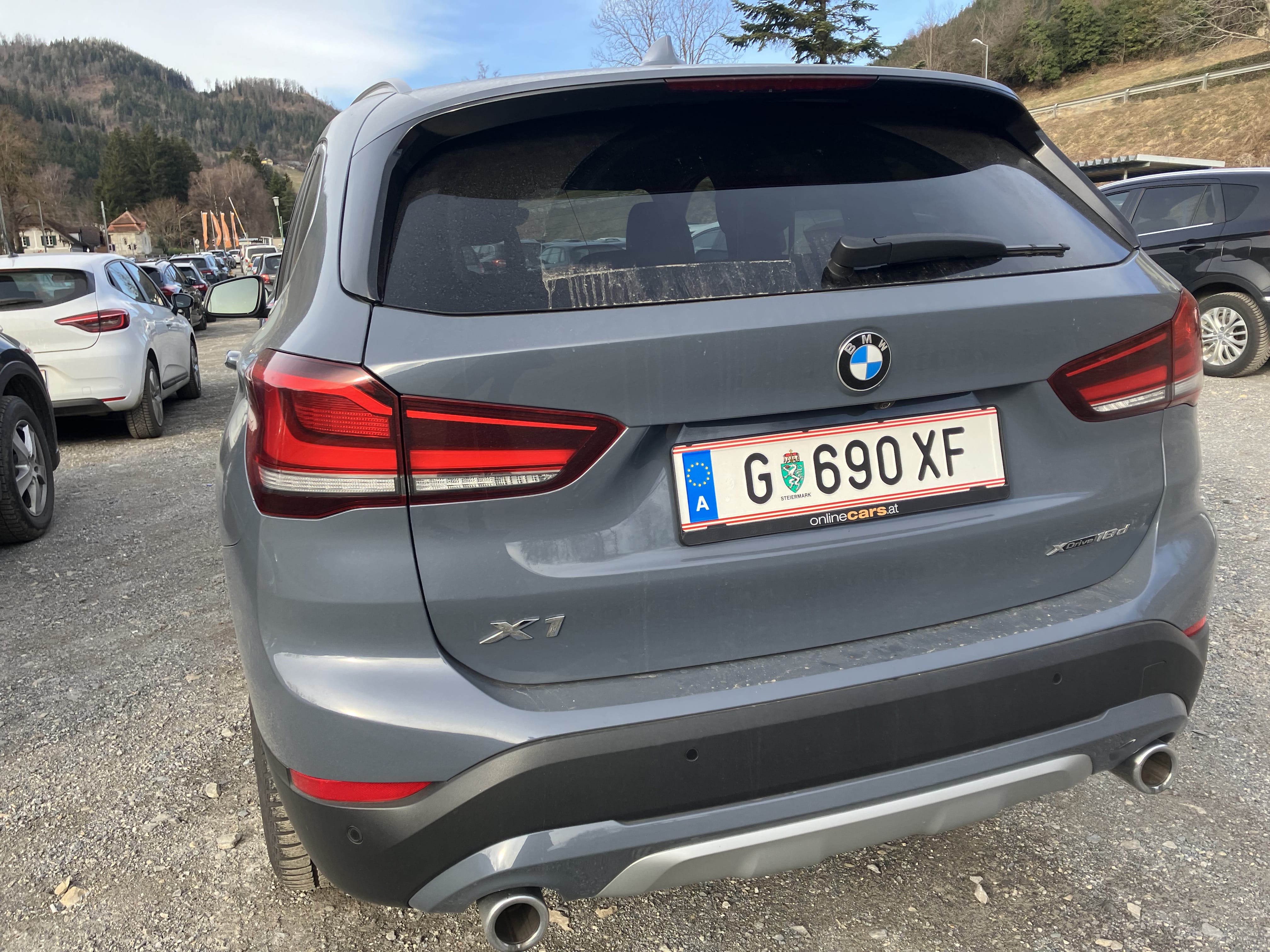 BMW X1 mit Navigationsgerät