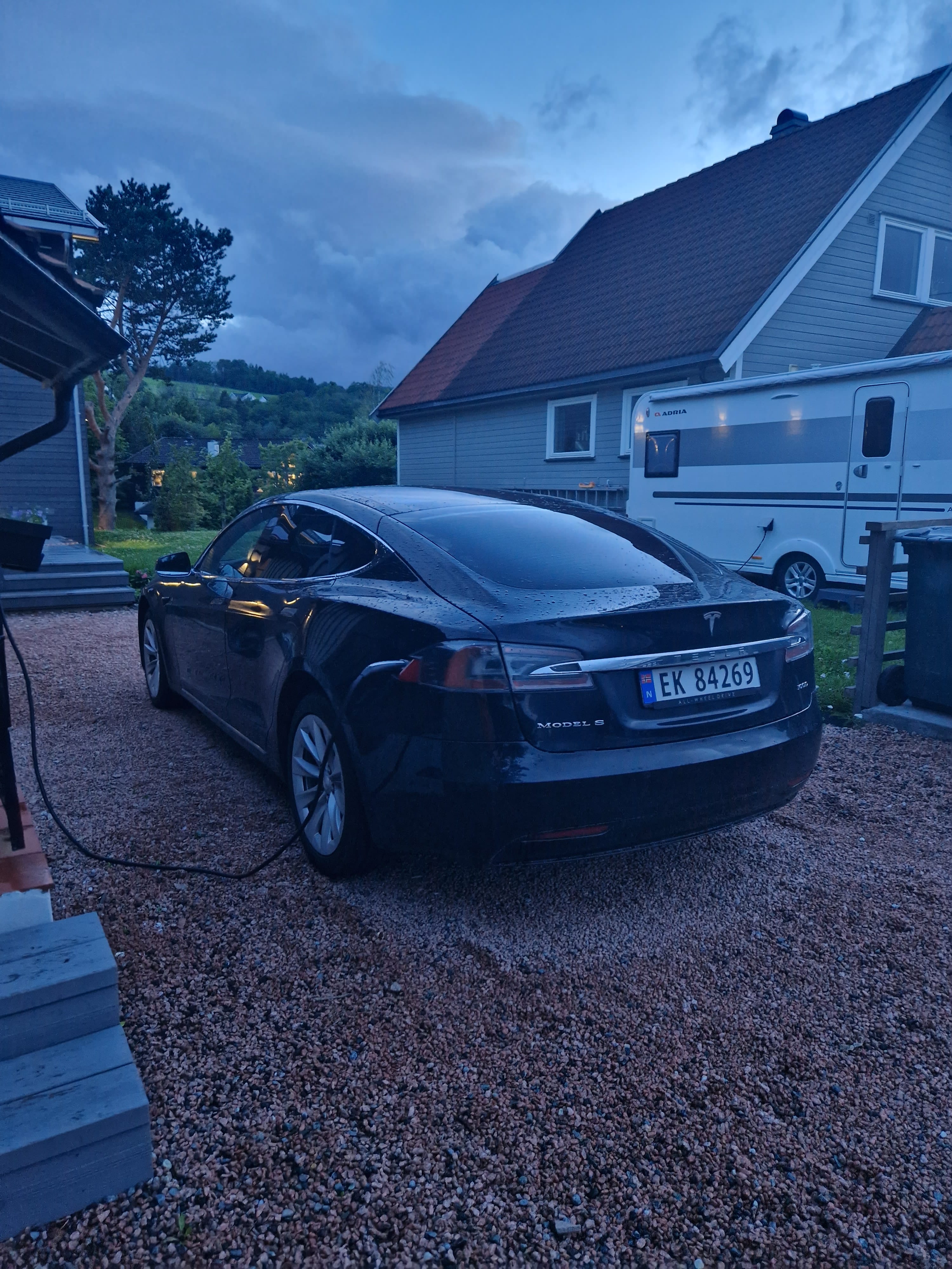 Tesla Model S med GPS