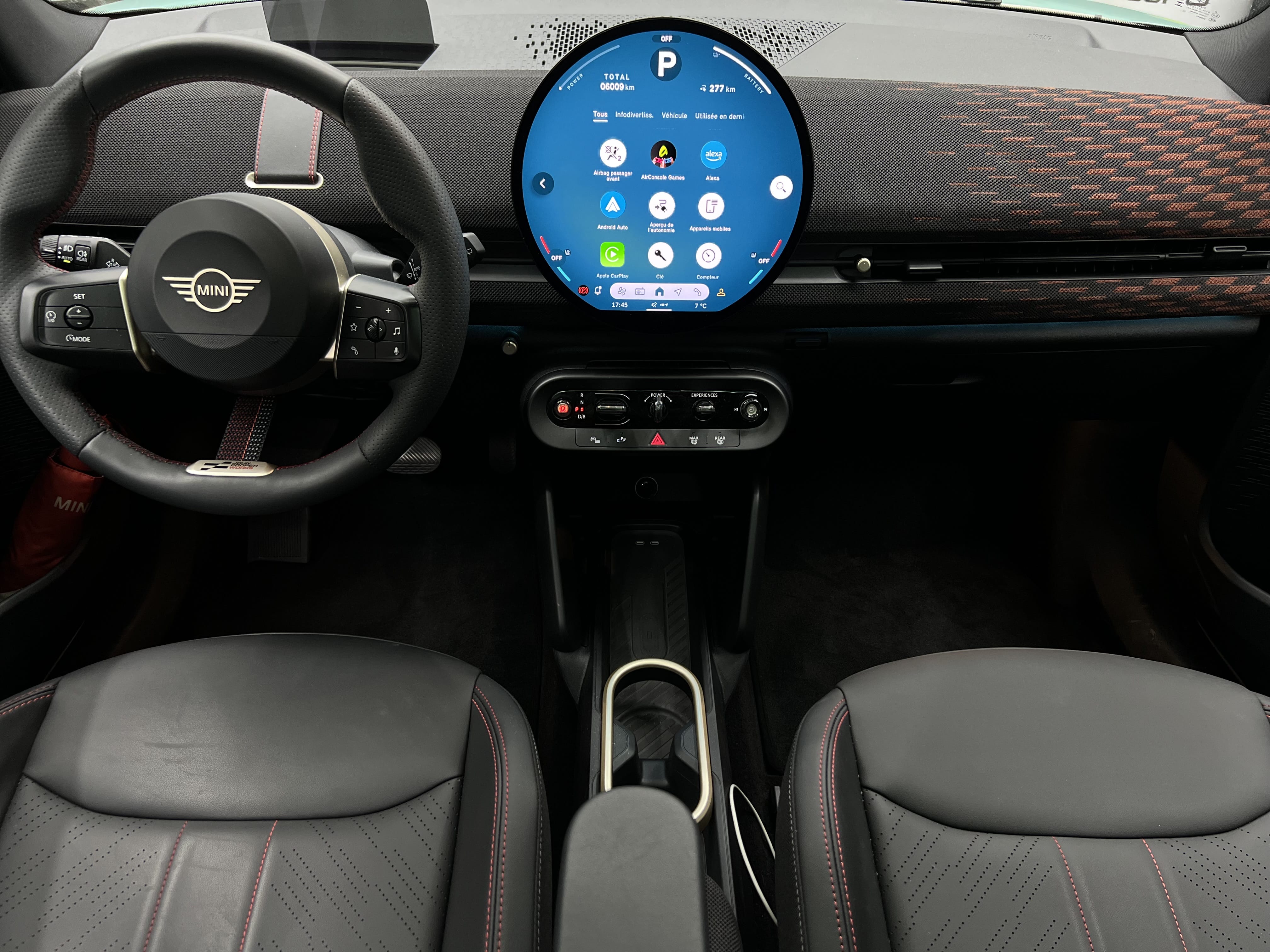 Mini Aceman E John cooper works avec Caméra de recul