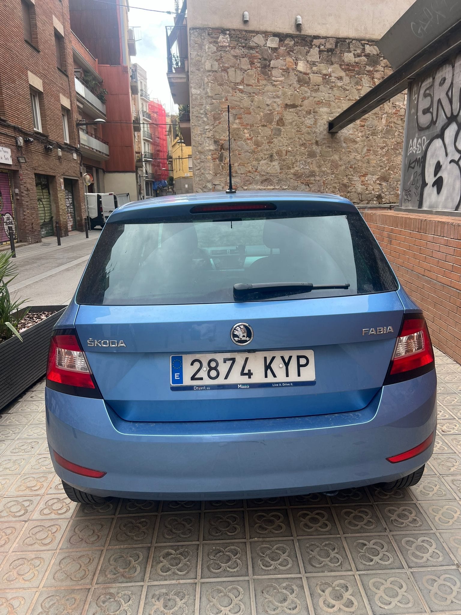Skoda Fabia con Silla infantil