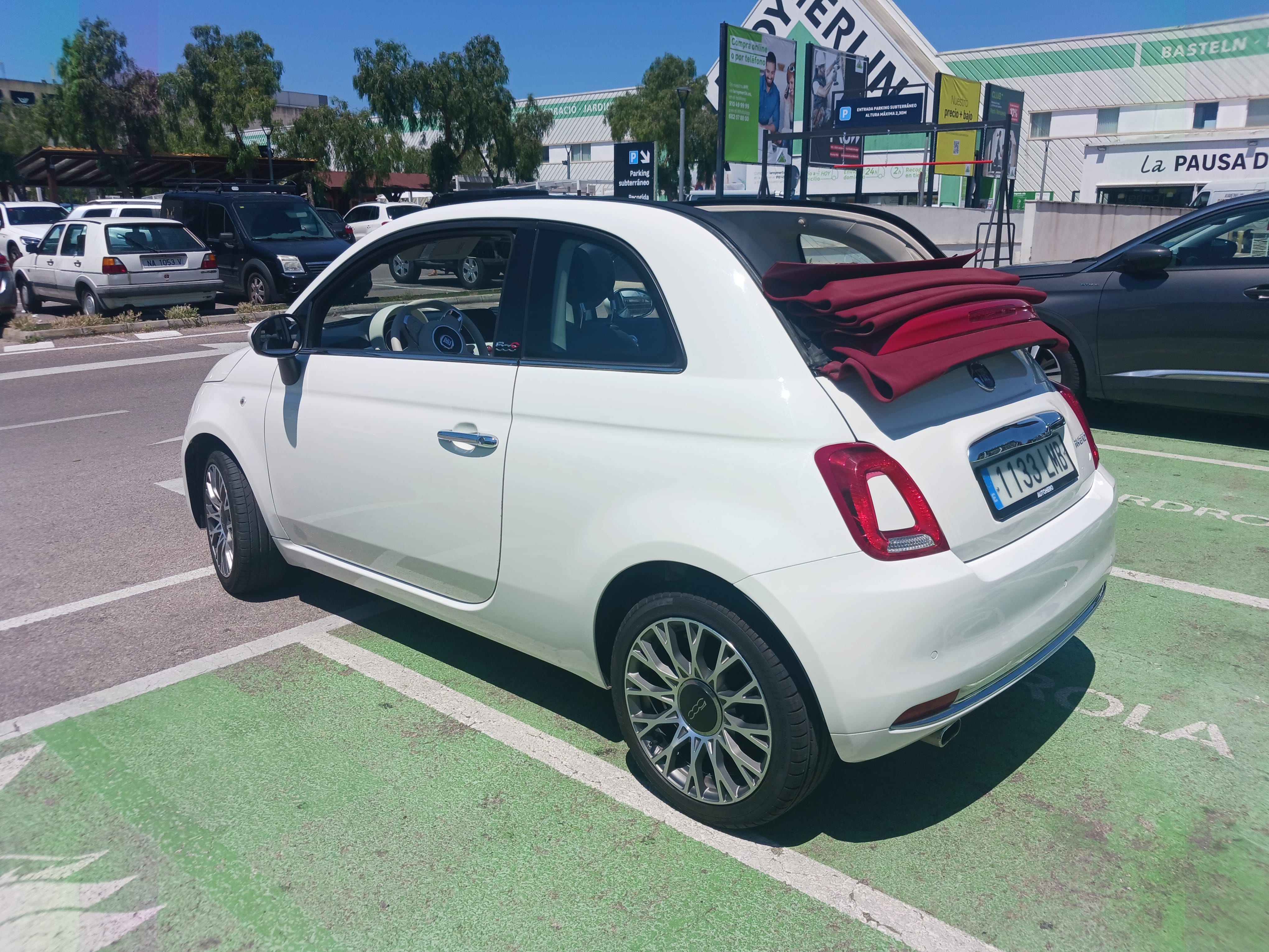 Fiat 500 C Híbrido avec Port USB