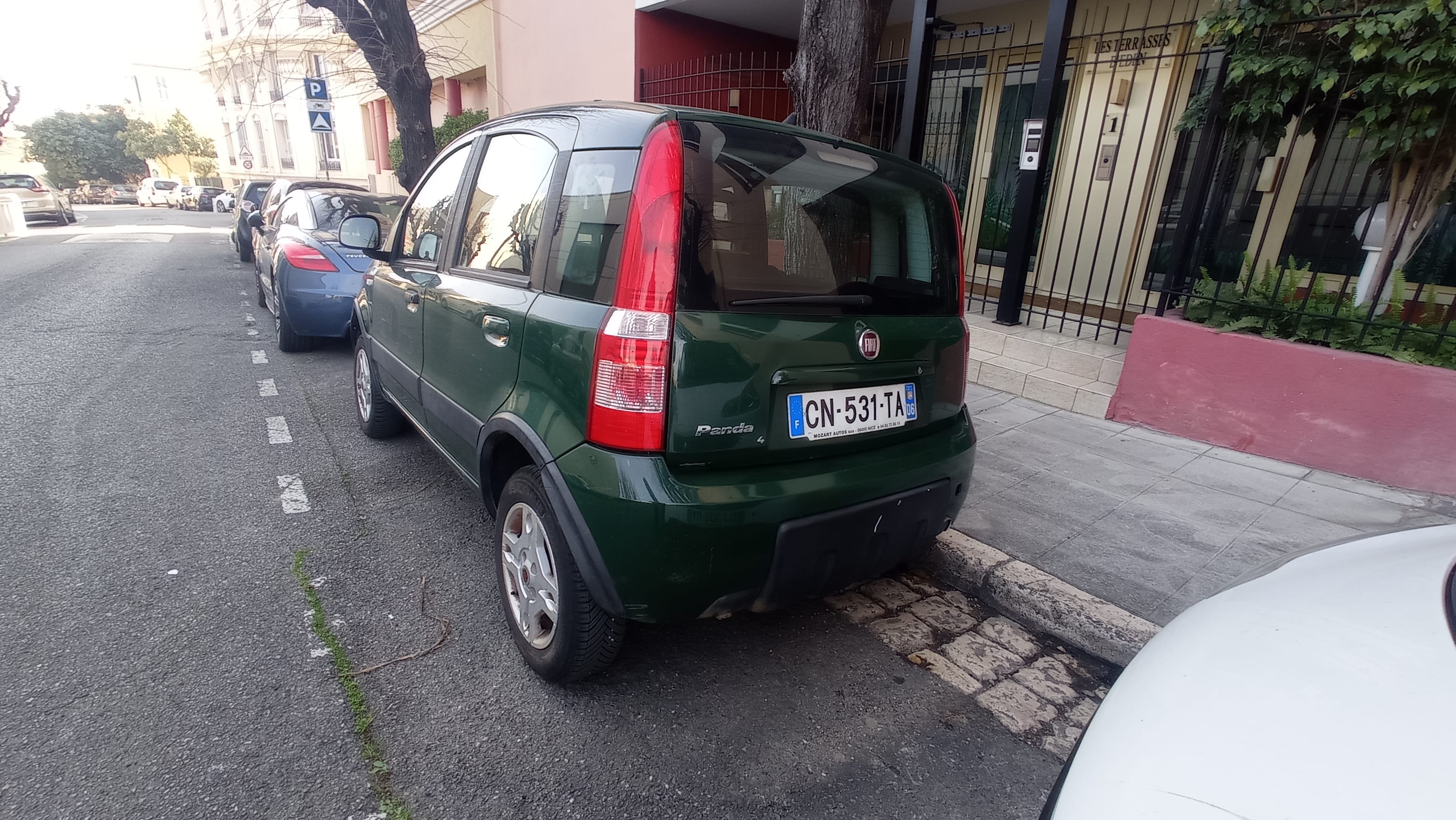 Fiat Panda 4x4 med Babysete