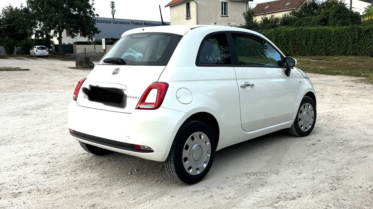 Fiat 500 Hybride avec Régulateur de vitesse
