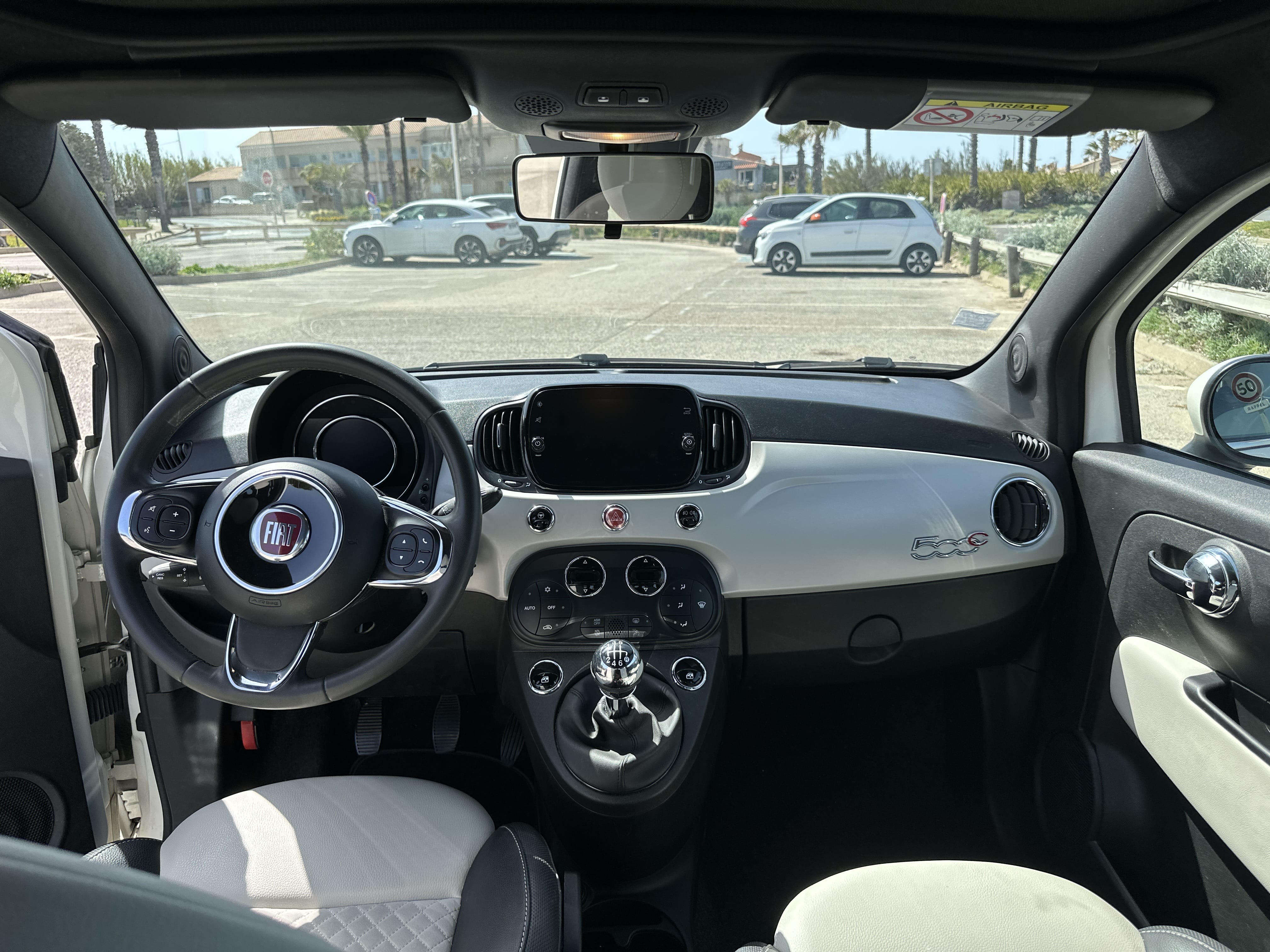 Fiat 500 C avec Régulateur de vitesse