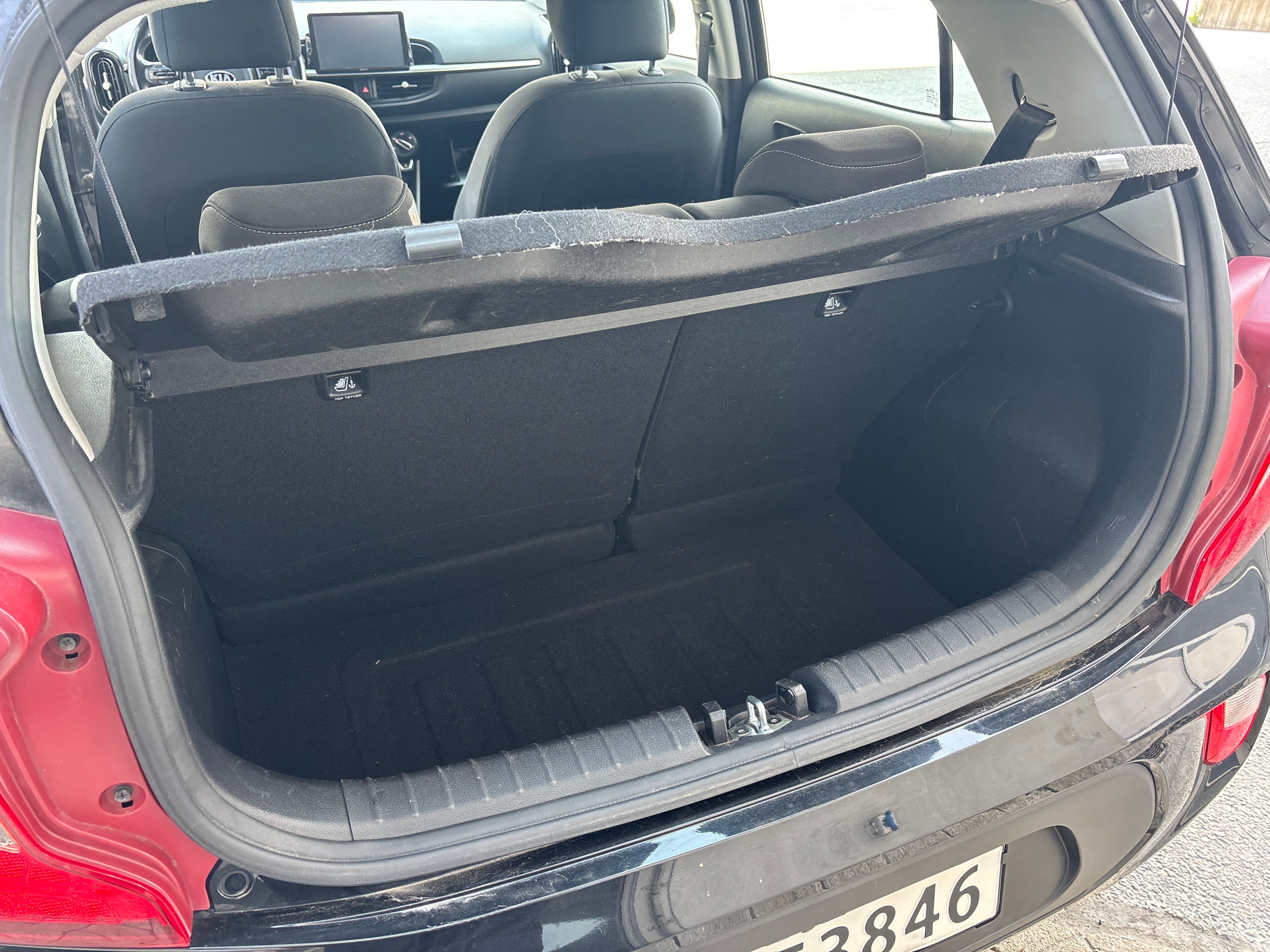 Kia Picanto Sort 5 dørs bil as