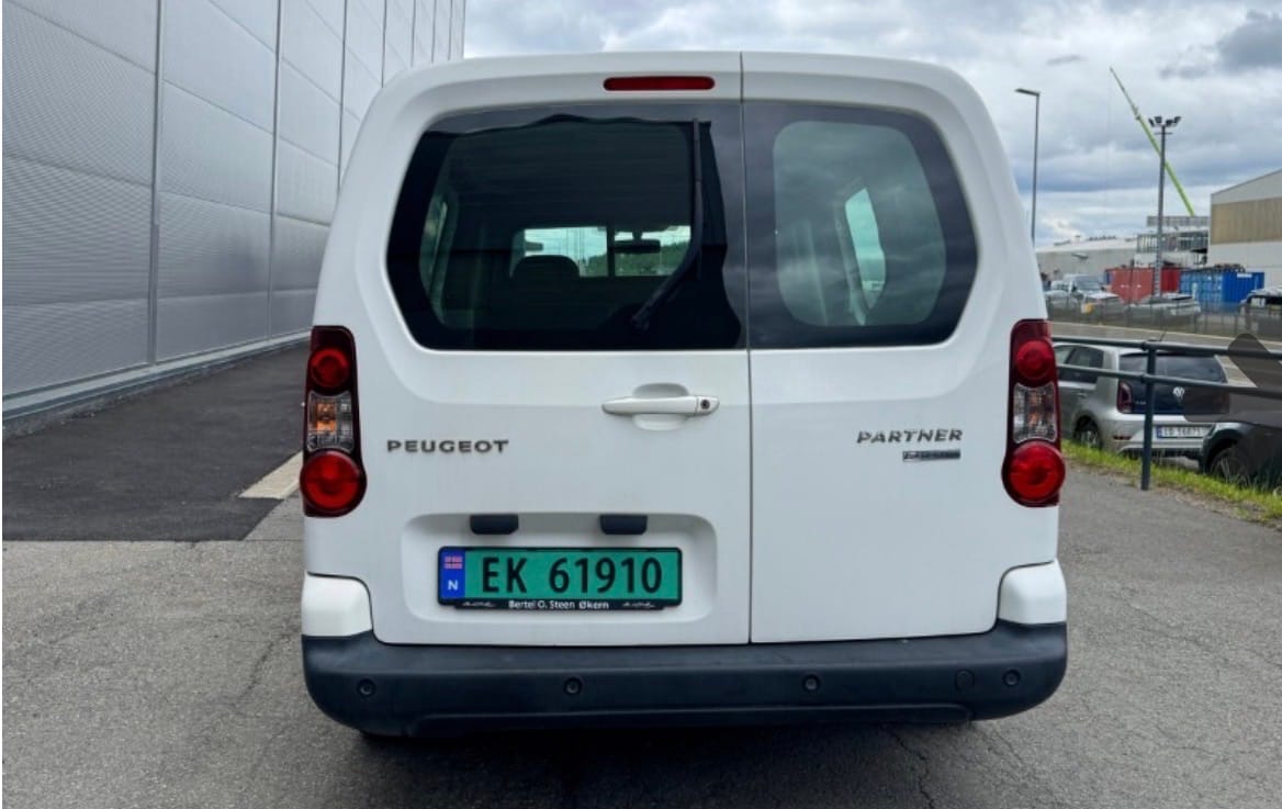 Peugeot Partner Varebil Elektrisk = Gratis bom og gateparkering i Oslo. med Bilradio