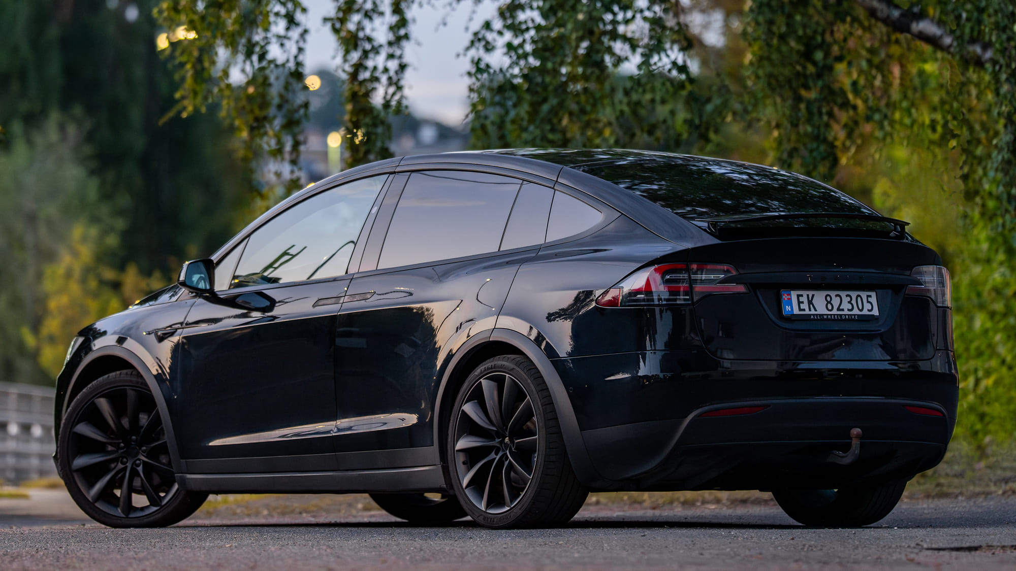 Tesla Model X 100D med Aircondition