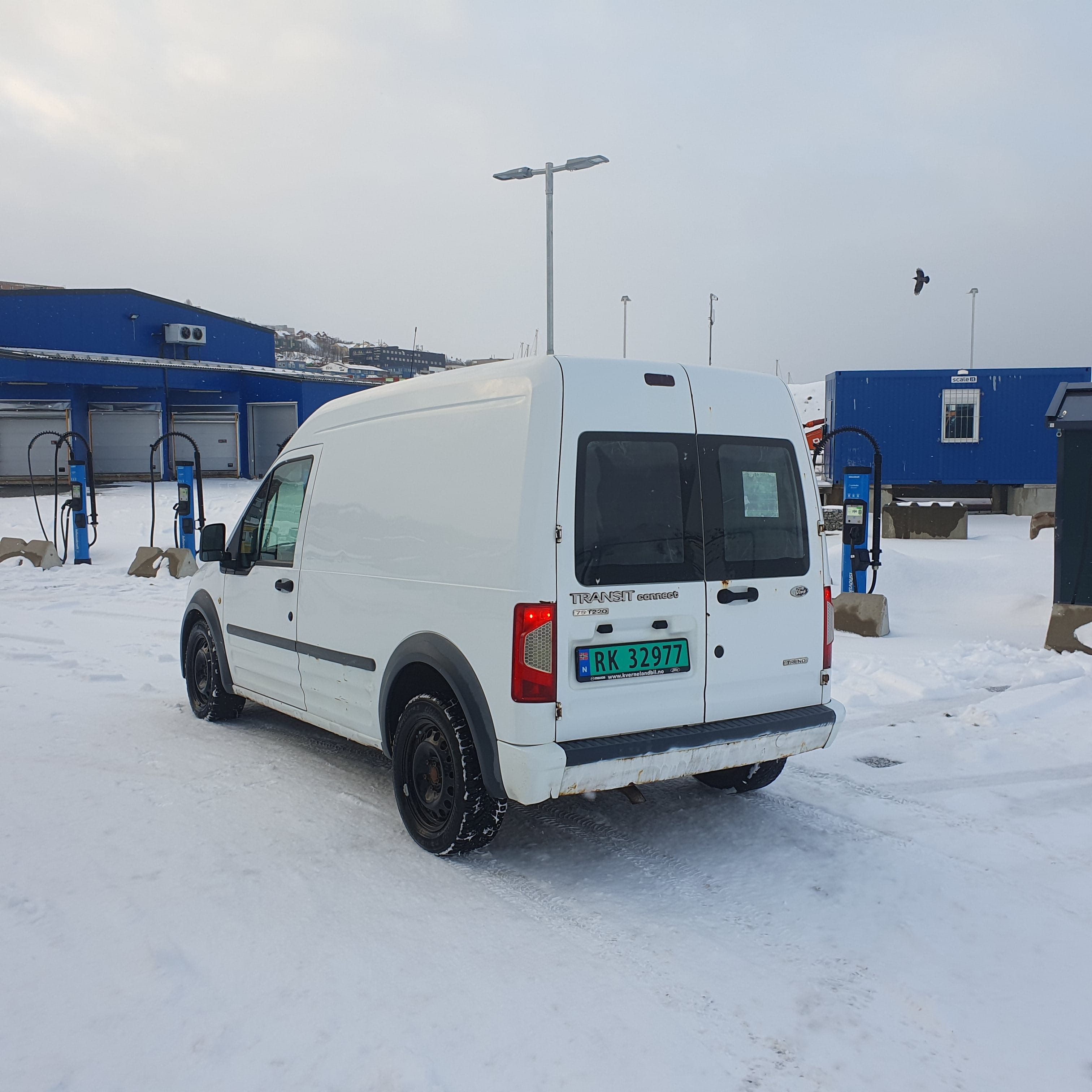 Ford Transit Connect avec Pneus neige