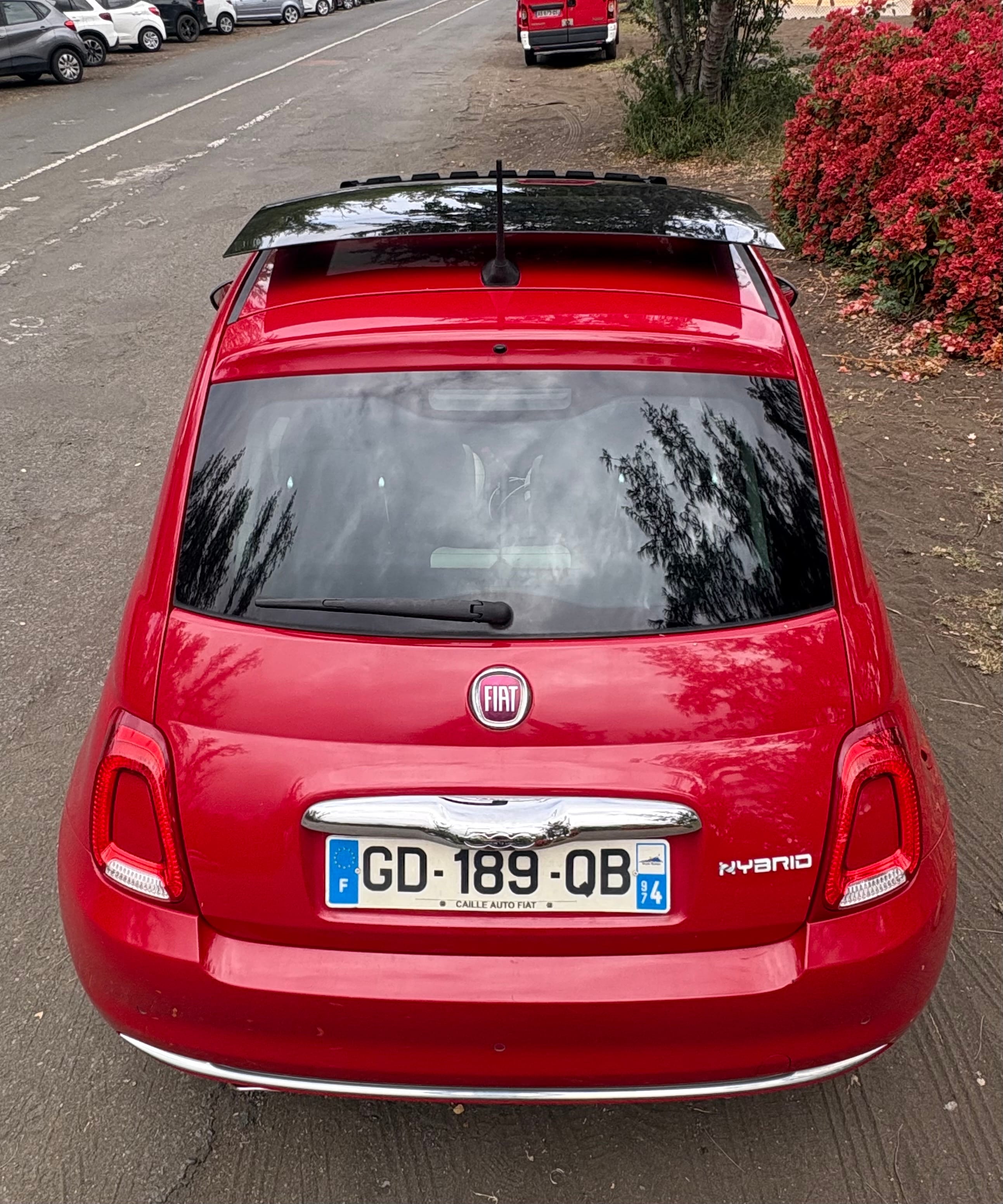 Fiat 500 Hybride avec Régulateur de vitesse