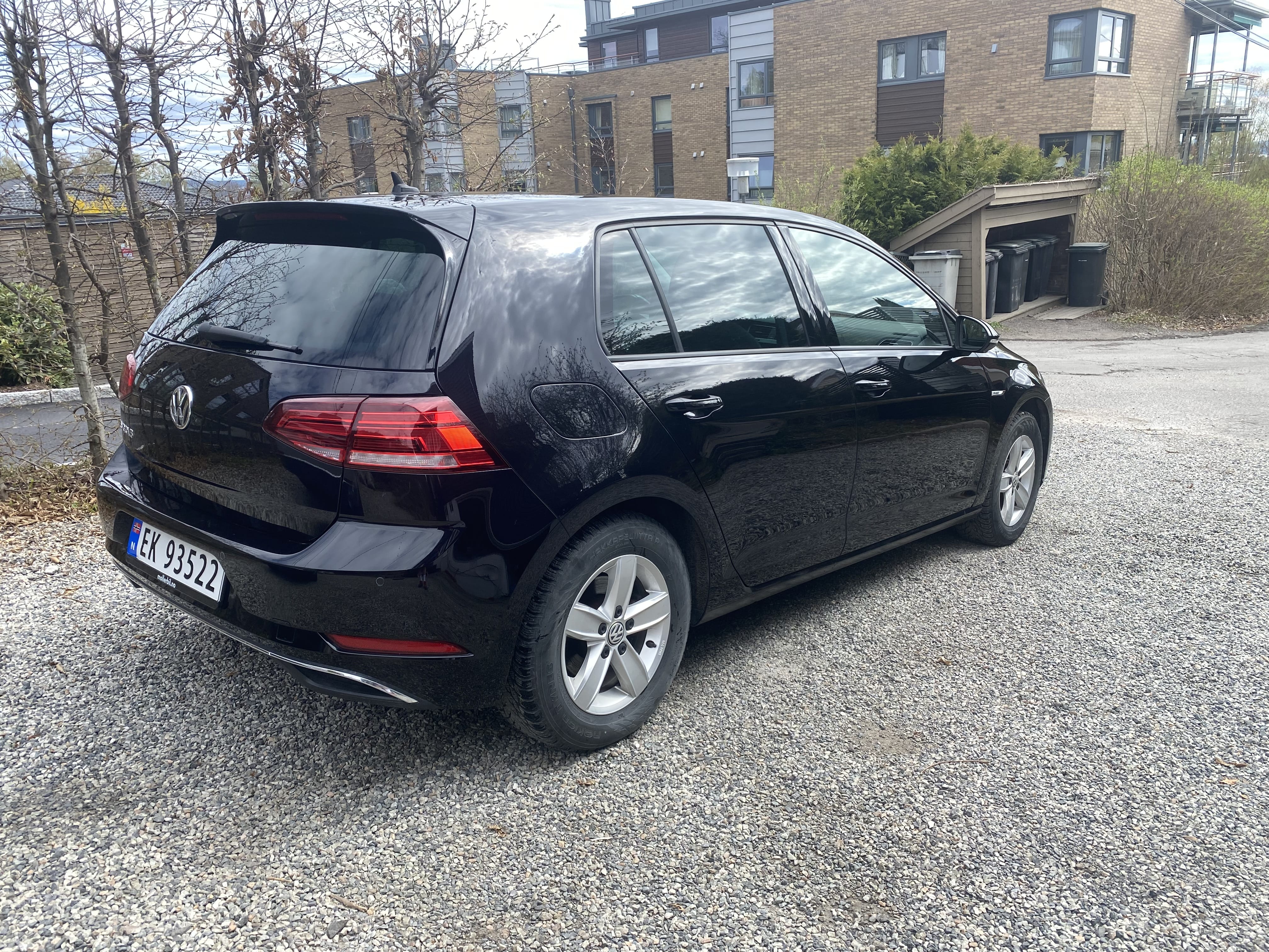 Volkswagen e-Golf mit Navigationsgerät