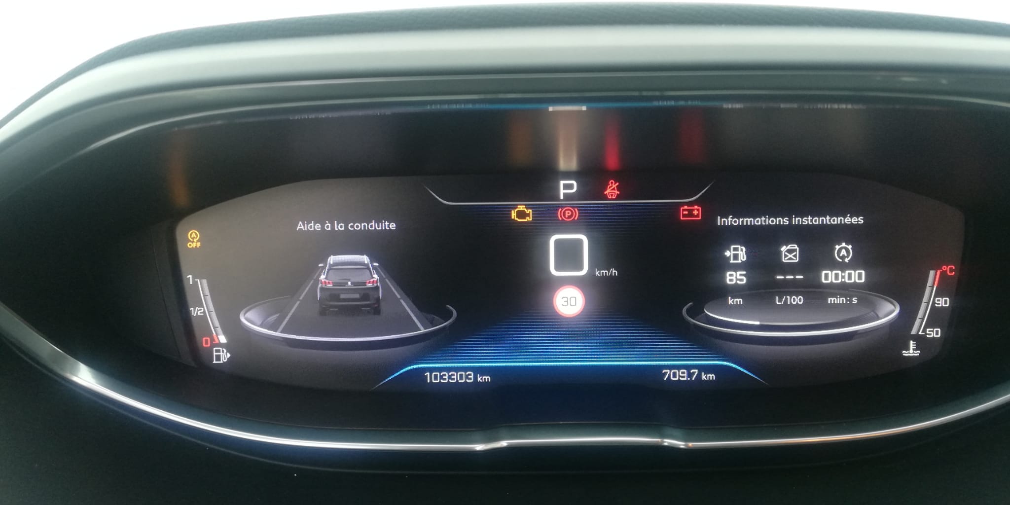 Peugeot 5008 avec Régulateur de vitesse