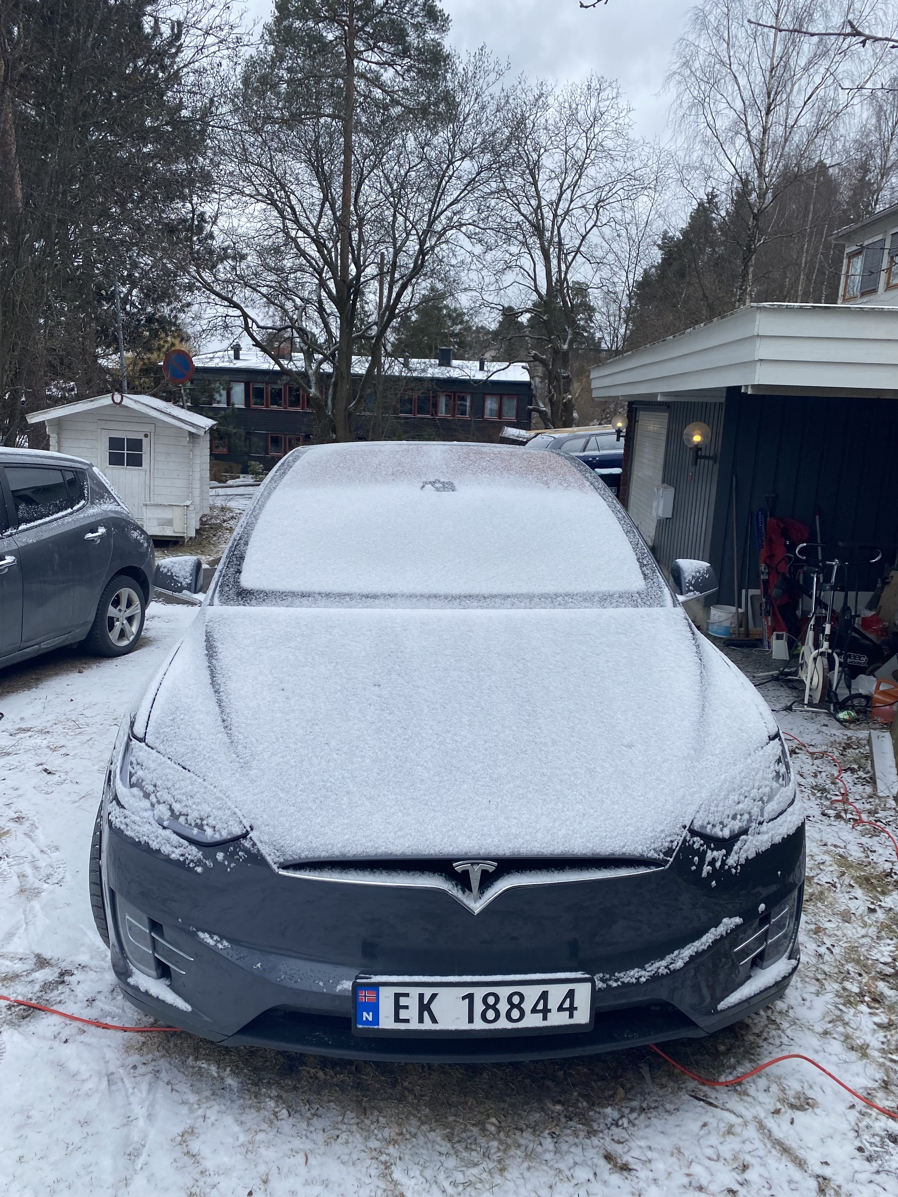 Tesla Model X with Air conditioning